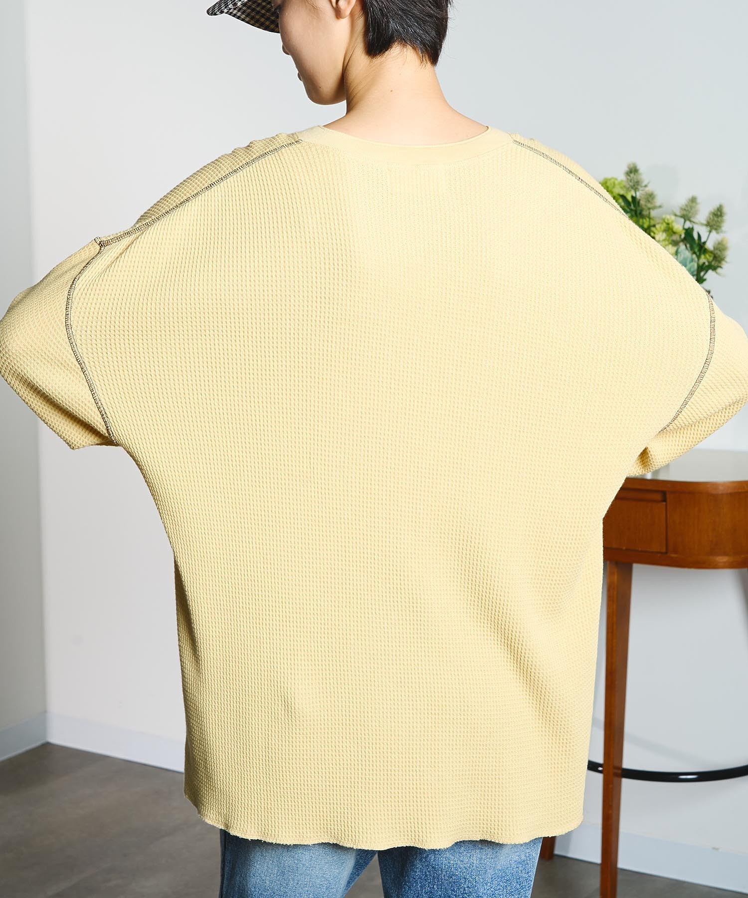 CREOLME/HENRY NECK L/S PULLOVER