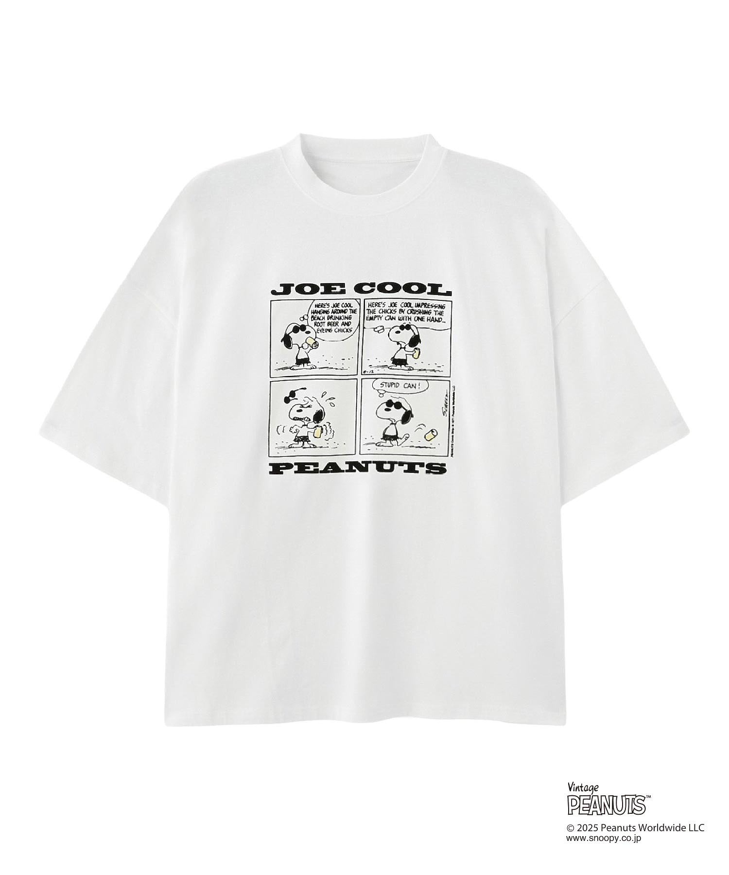 MILKFED. × PEANUTS JOE COOL COMIC BIG S/S TEE