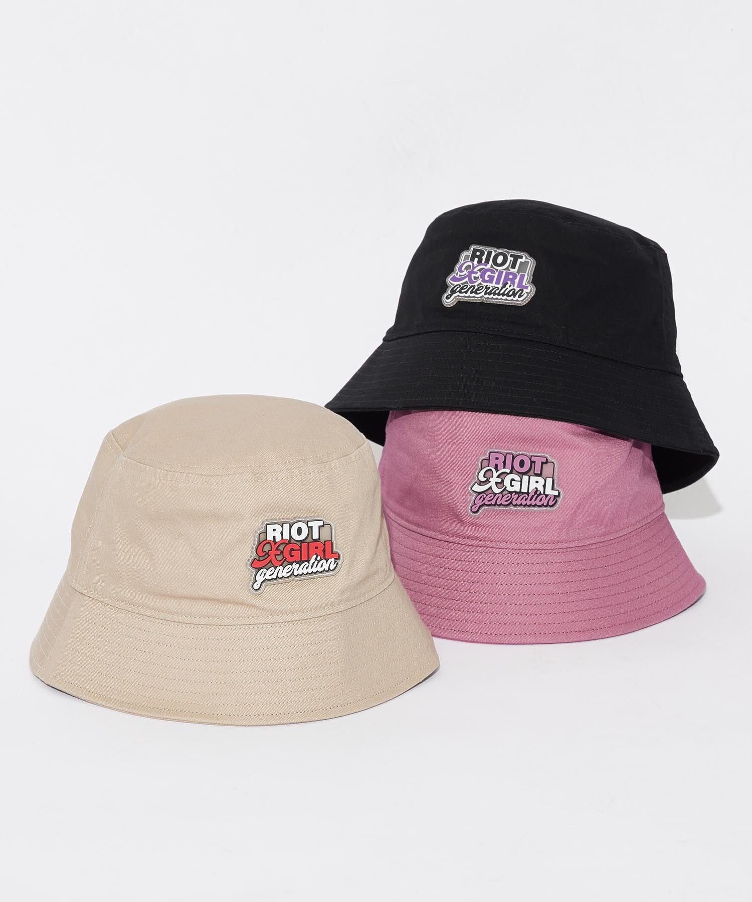 DOUBLE LOGO BUCKET HAT X-girl