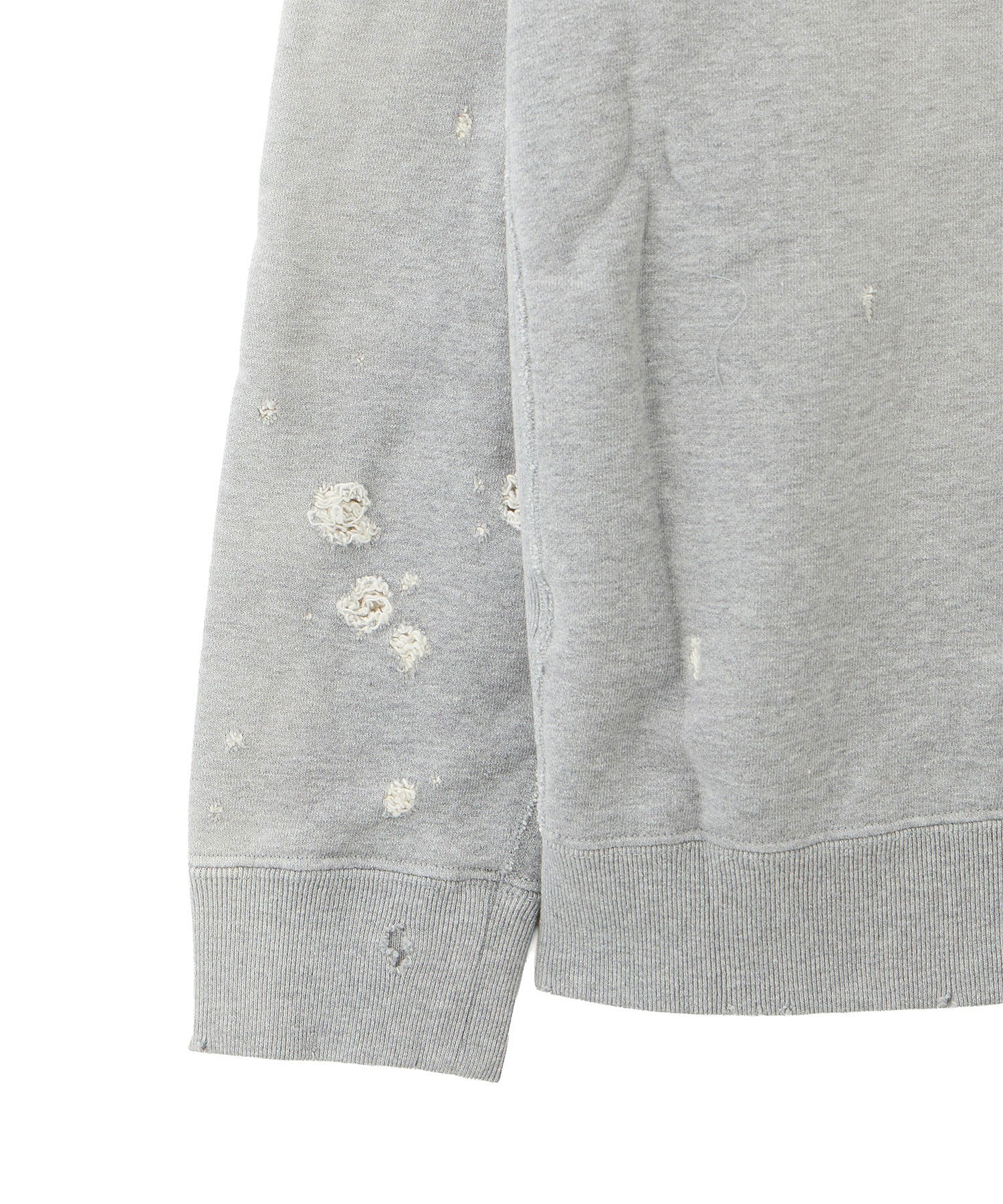 NEEDLES/DECONSTRUCTED SWEAT SHIRT - COTTON FRENCH TERRY