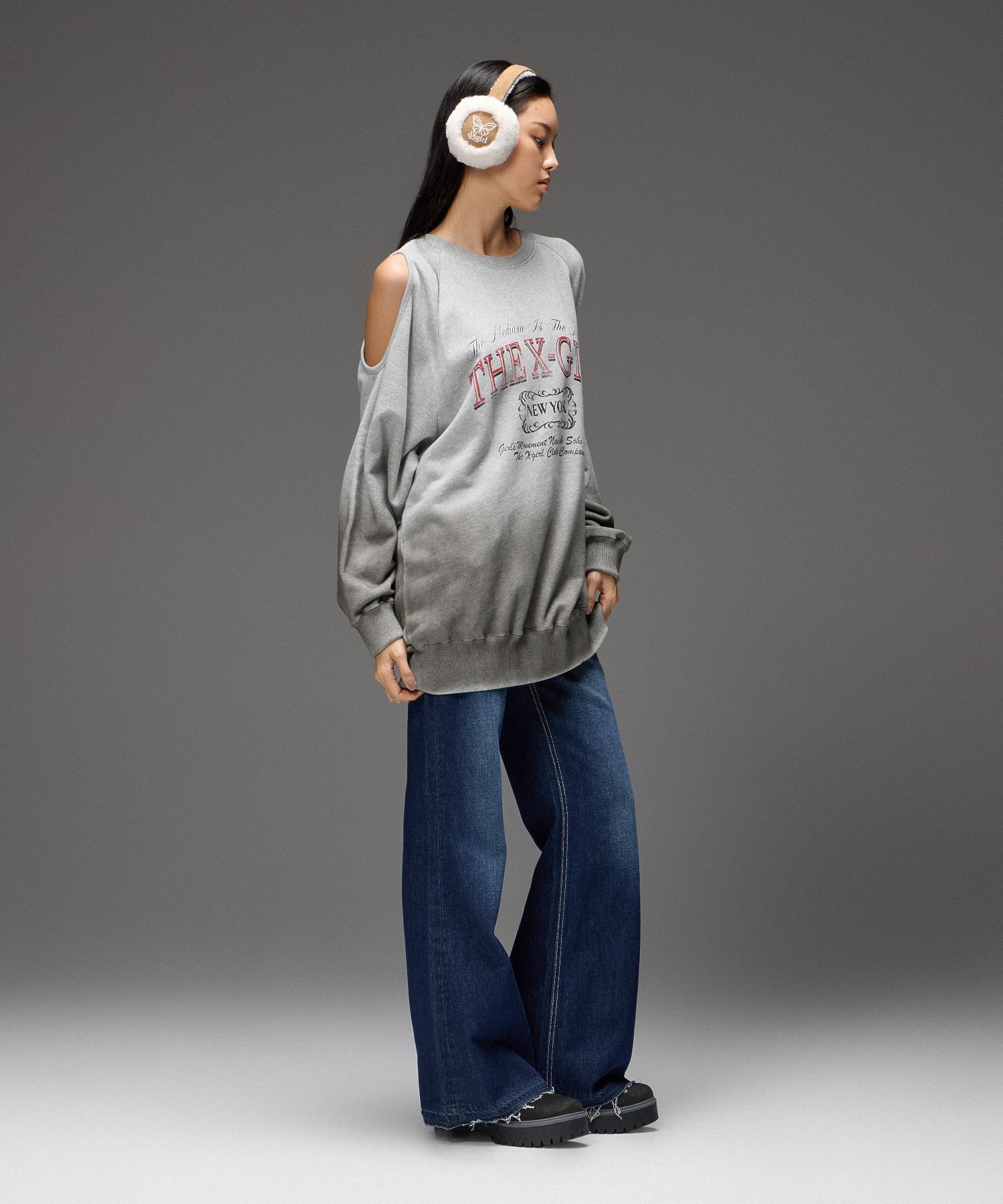 BUTTERFLY LOGO EARMUFFS