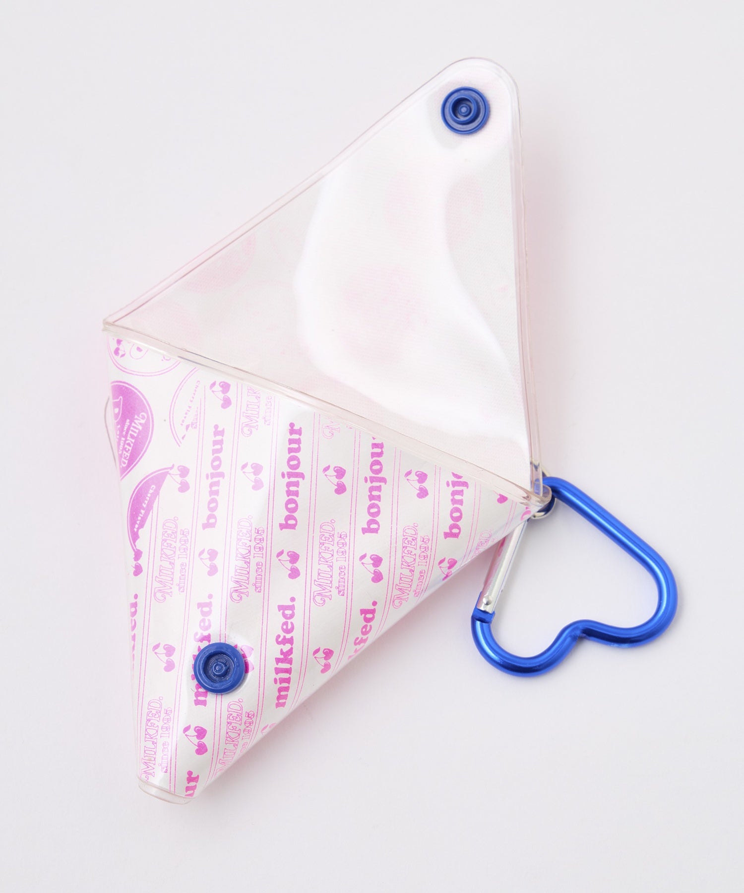CHERRIES PRINT PVC TRIANGULAR CASE