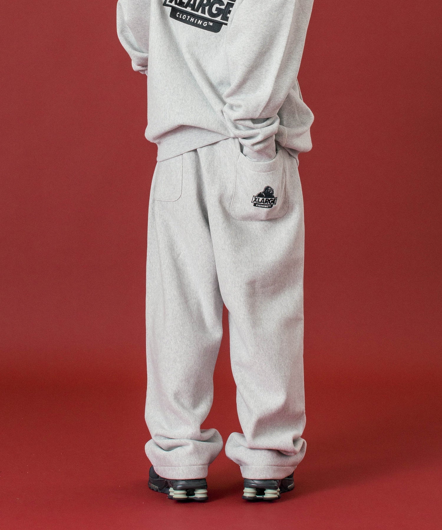 XLARGE×Champion REVERSE WEAVE WIDE SWEAT PANTS