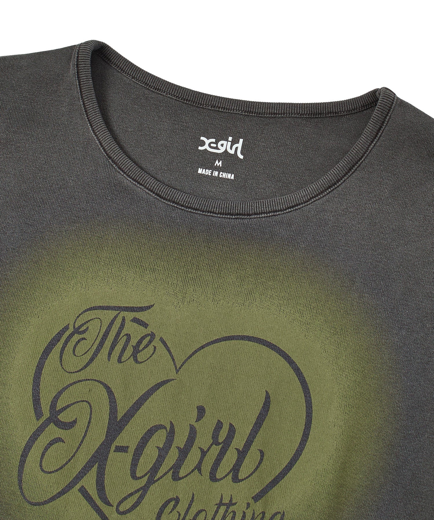 FADED HEART SPRAY LOGO S/S BABY TEE