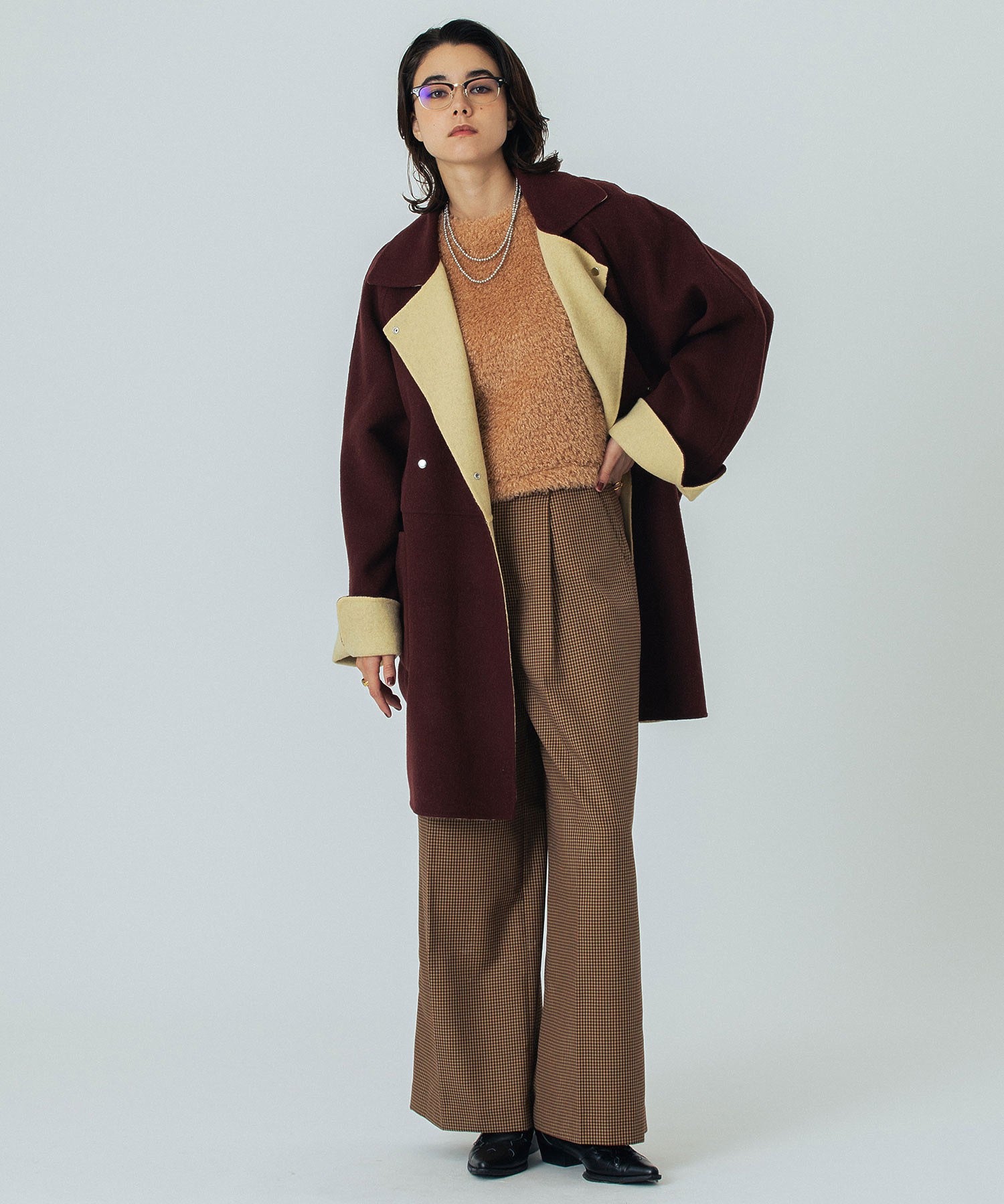 model:172cm 着用サイズ:M