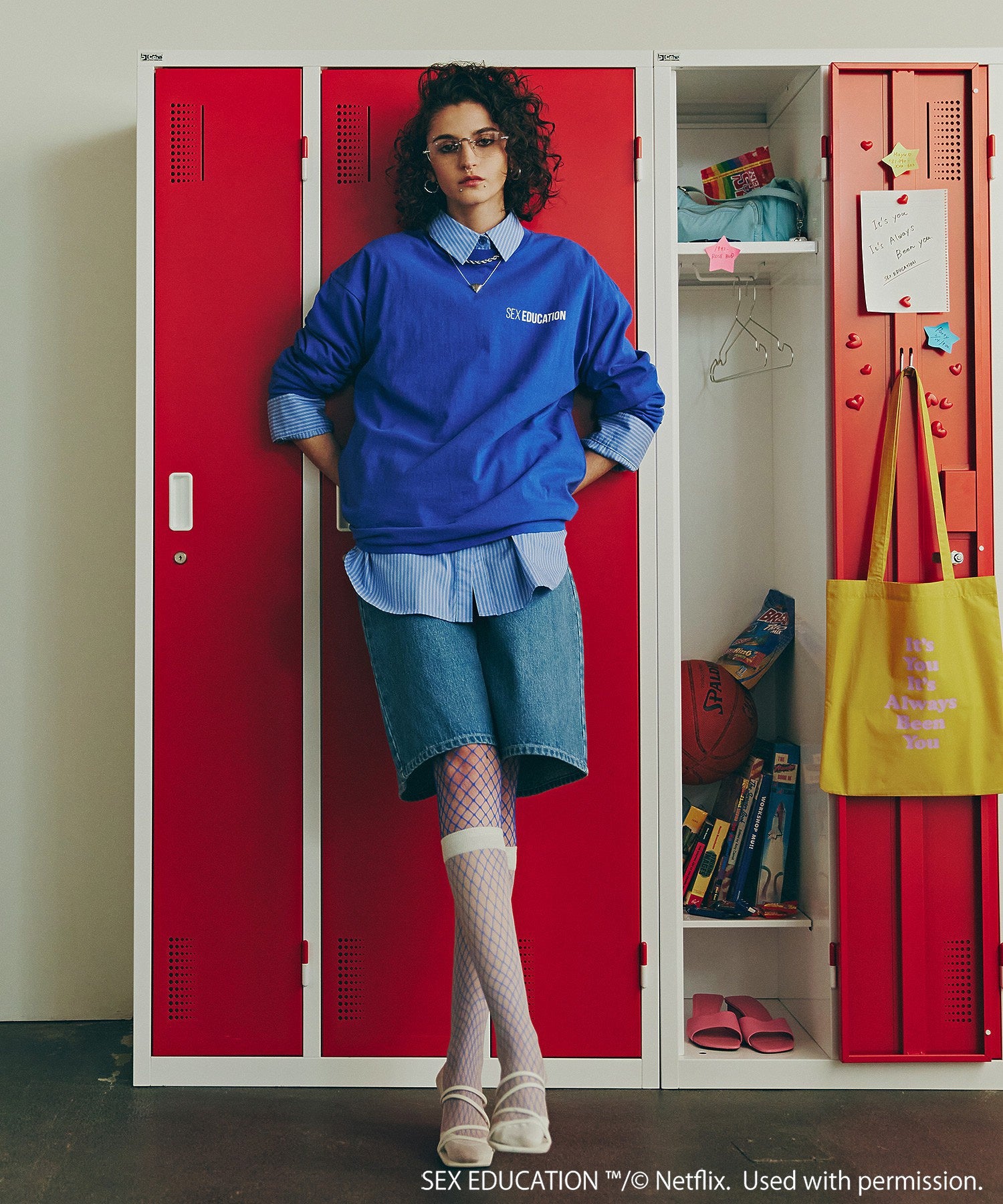 Netflix Series ‘SEX EDUCATION’ × ROSE BUD/PHOTO BACK PRINT TEE
