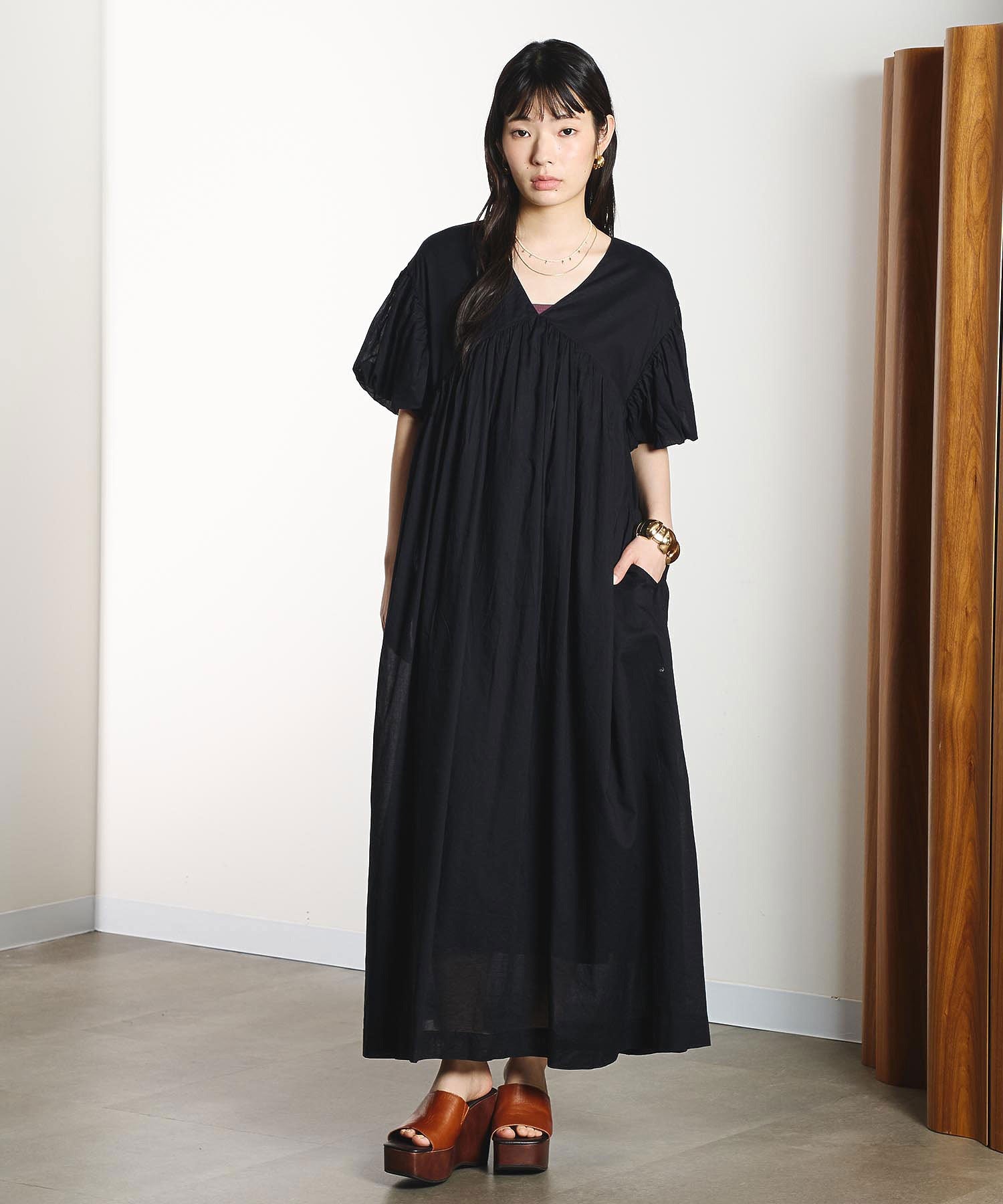 model:163cm 着用サイズ:M