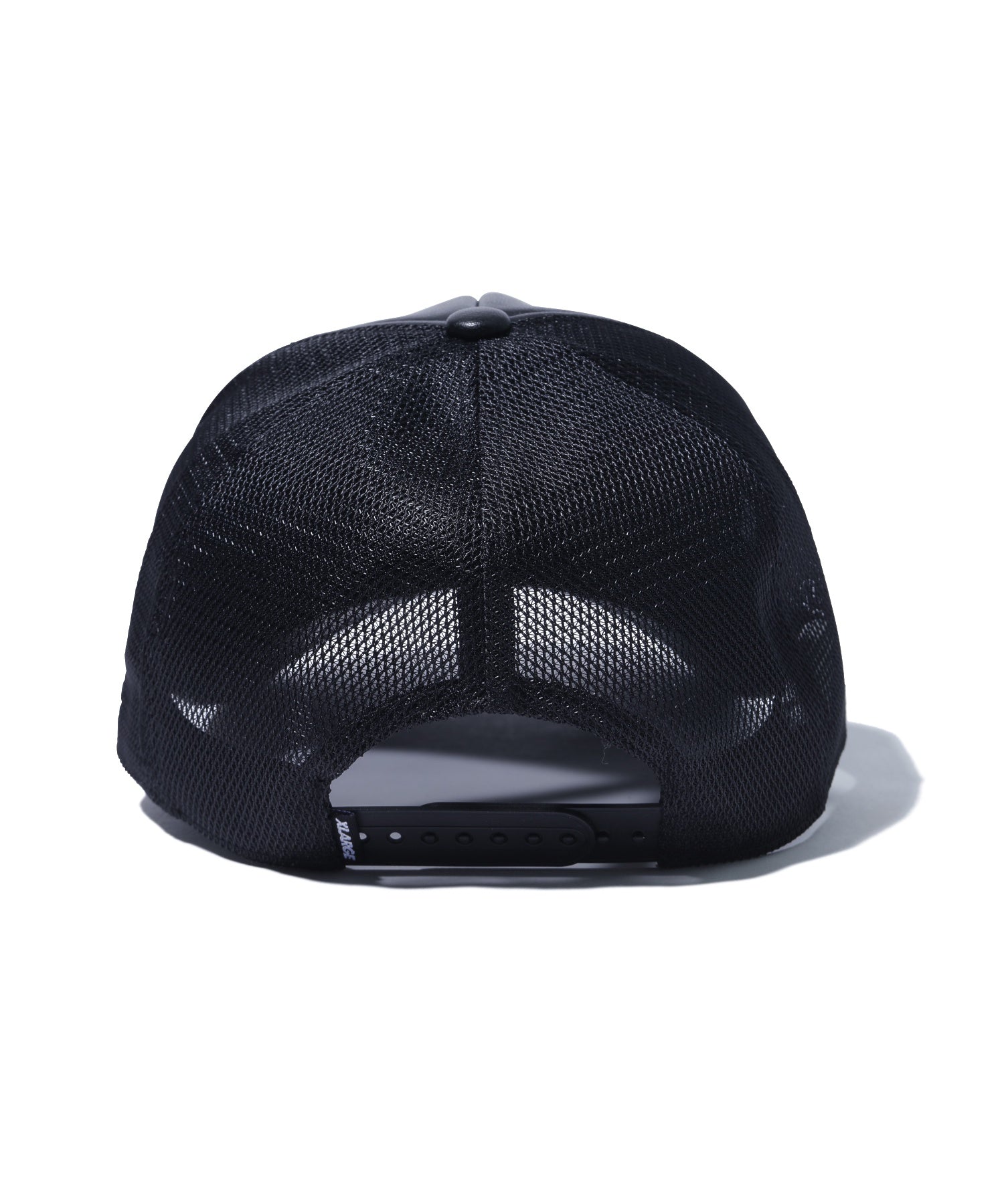 FAUX LEATHER MESH CAP