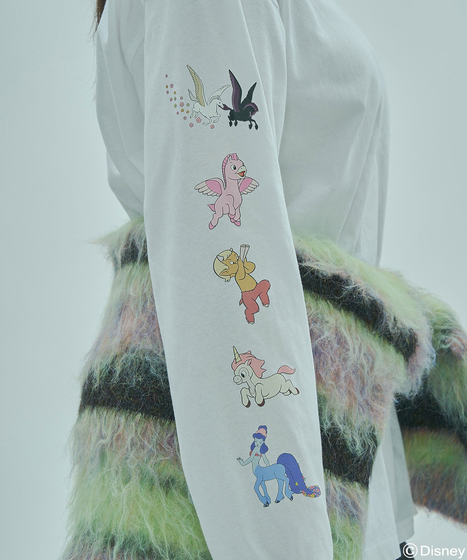 DISNEY『FANTASIA』/SLEEVE PRINT L/S TEE