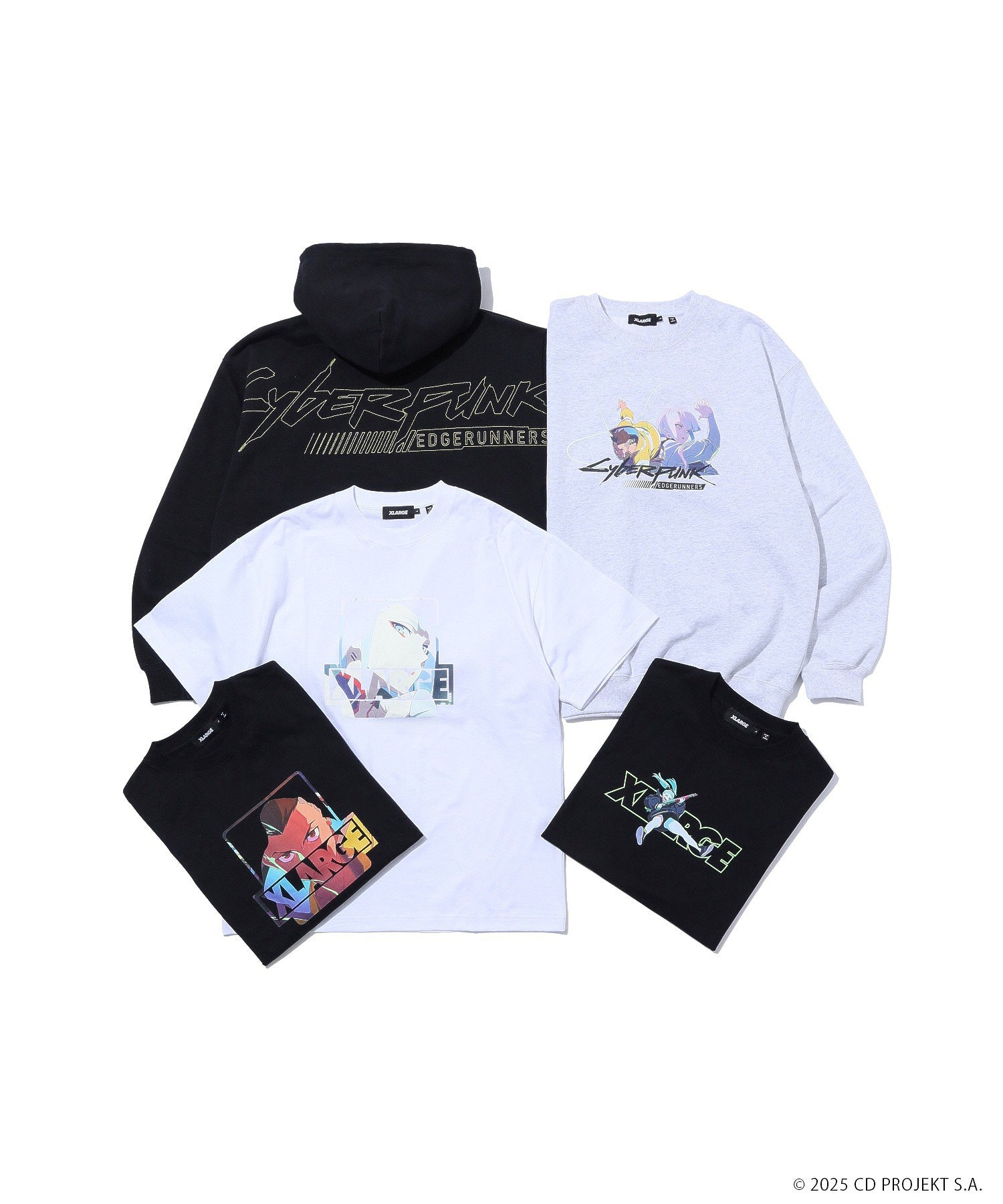 XLARGE×CYBERPUNK: EDGERUNNERS HOODED SWEATSHIRT