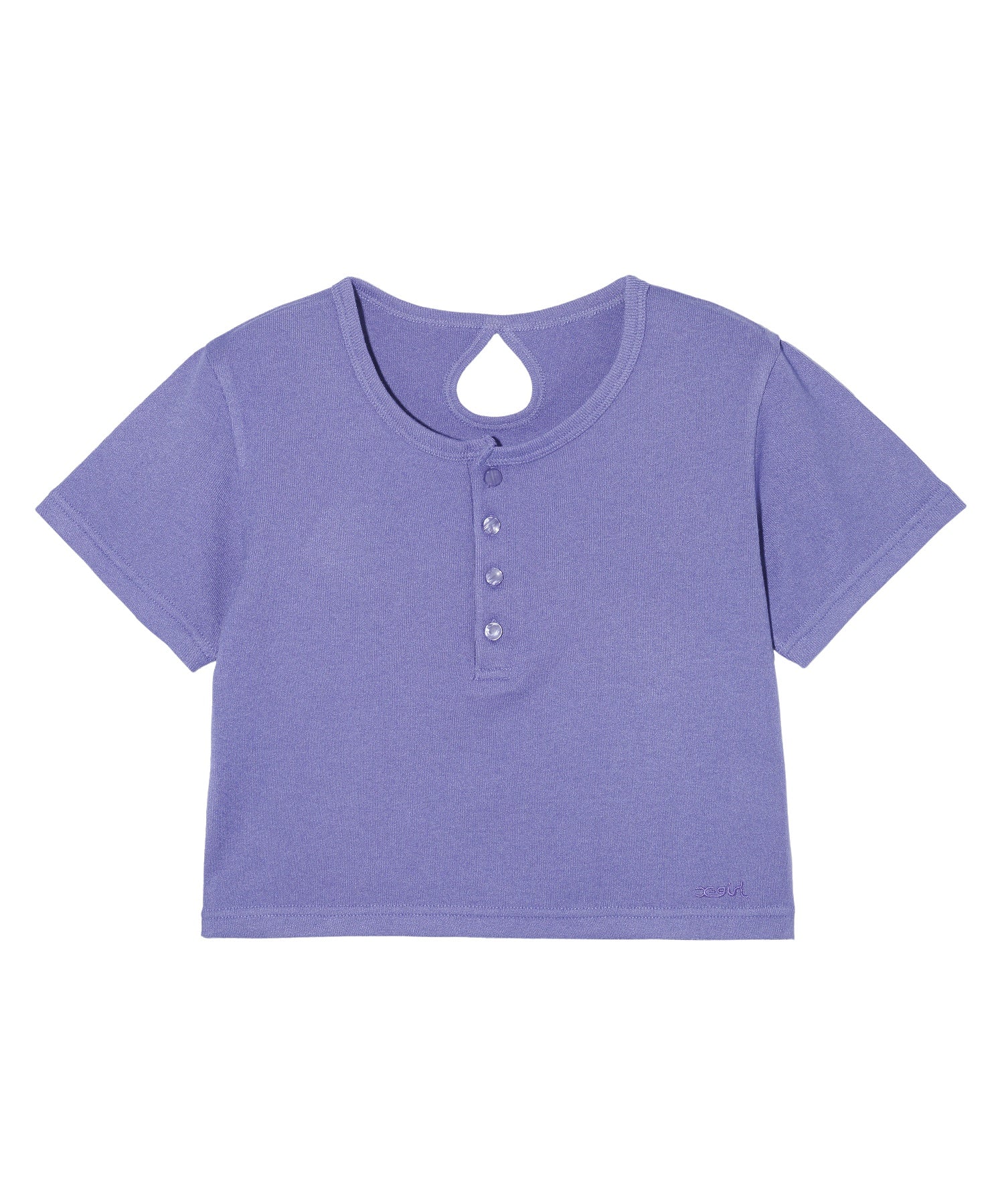 HENLEY NECK S/S TOP