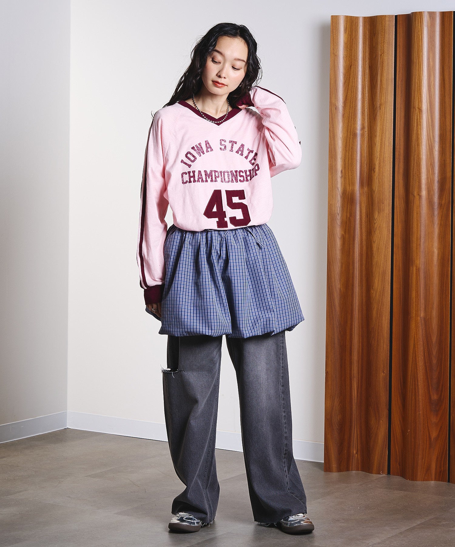 model:161cm 着用サイズ:ONE SIZE