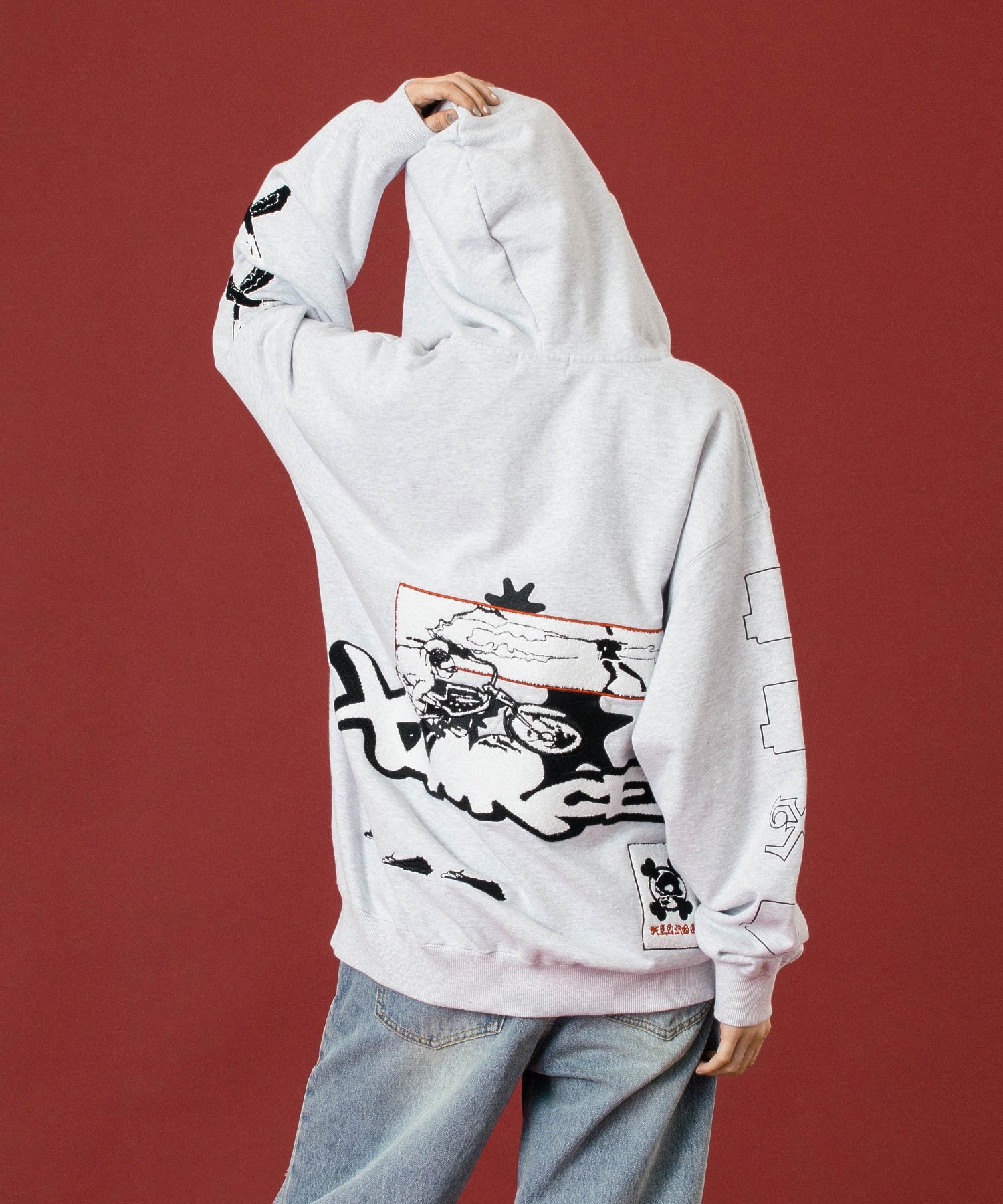 SPEED ZIP UP HOODED SWEATSHIRT