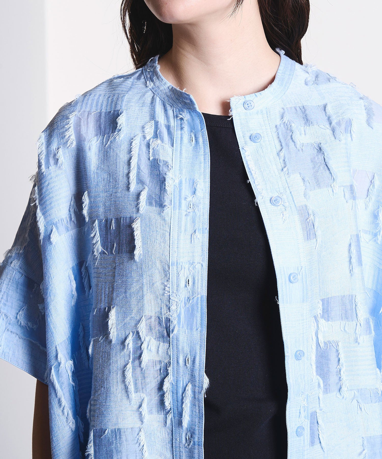 GENE HEAVENS/SHEER DOBBY S/S SHIRT