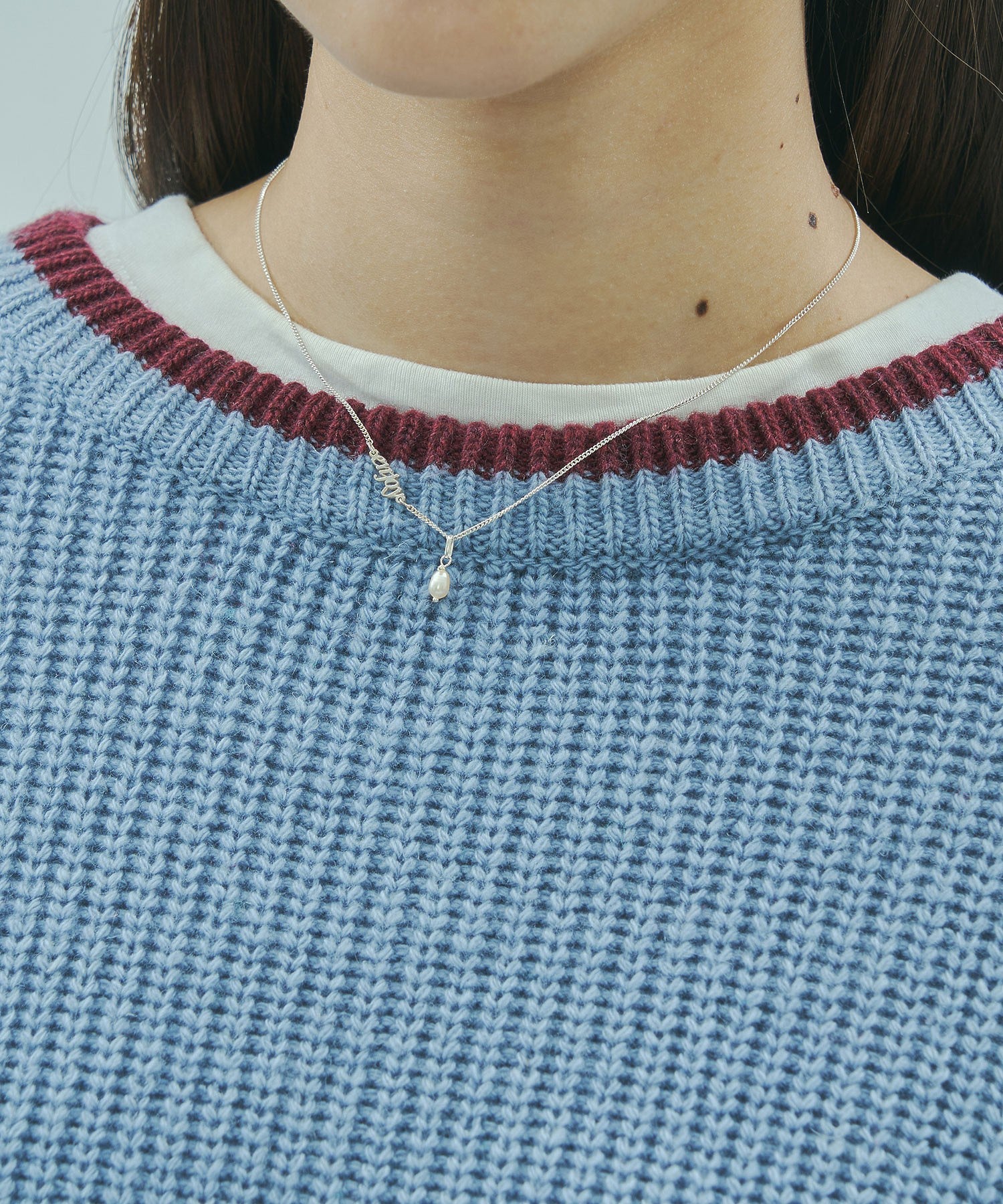 CROPPED BLOKING KNIT