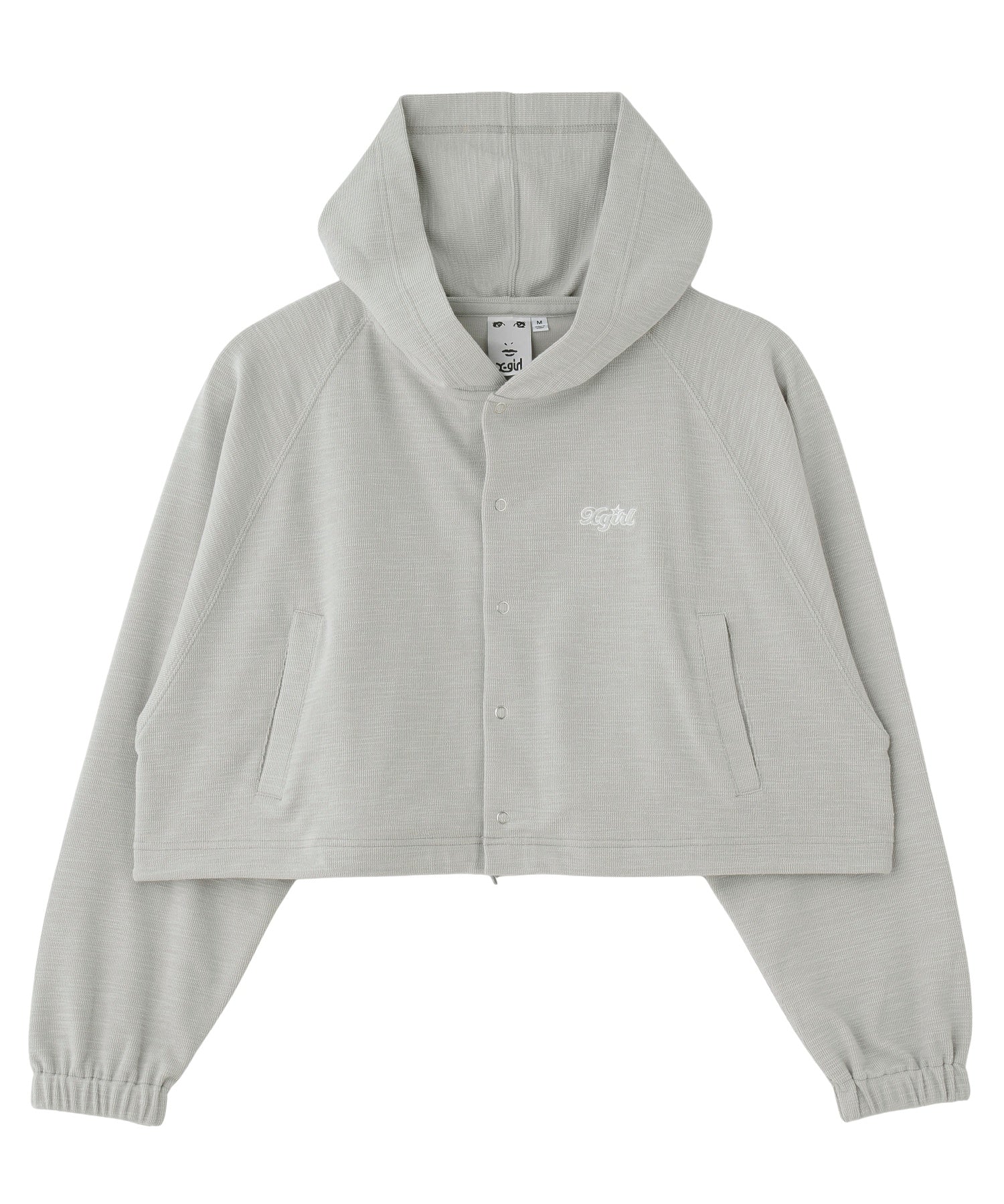 ONE POINT STAR LOGO HOODED CARDIGAN