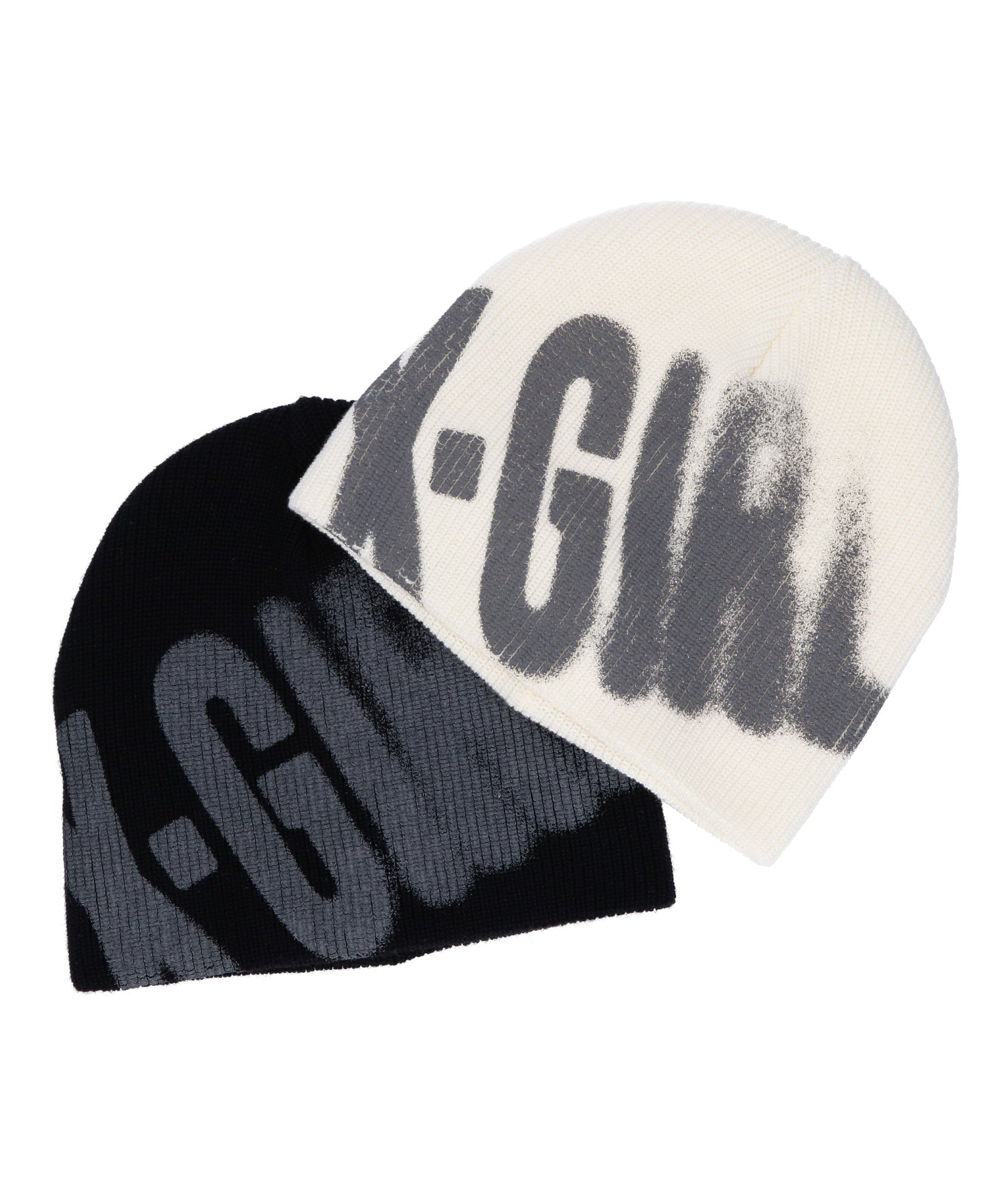 FUZZY LOGO KNIT CAP