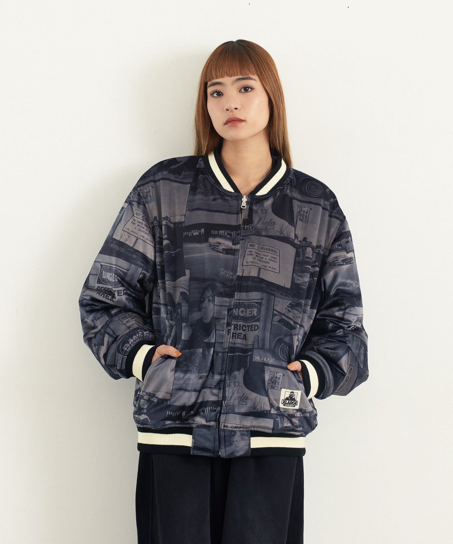 XLARGE×ESTEVAN ORIOL REVERSIBLE SOUVENIR JACKET
