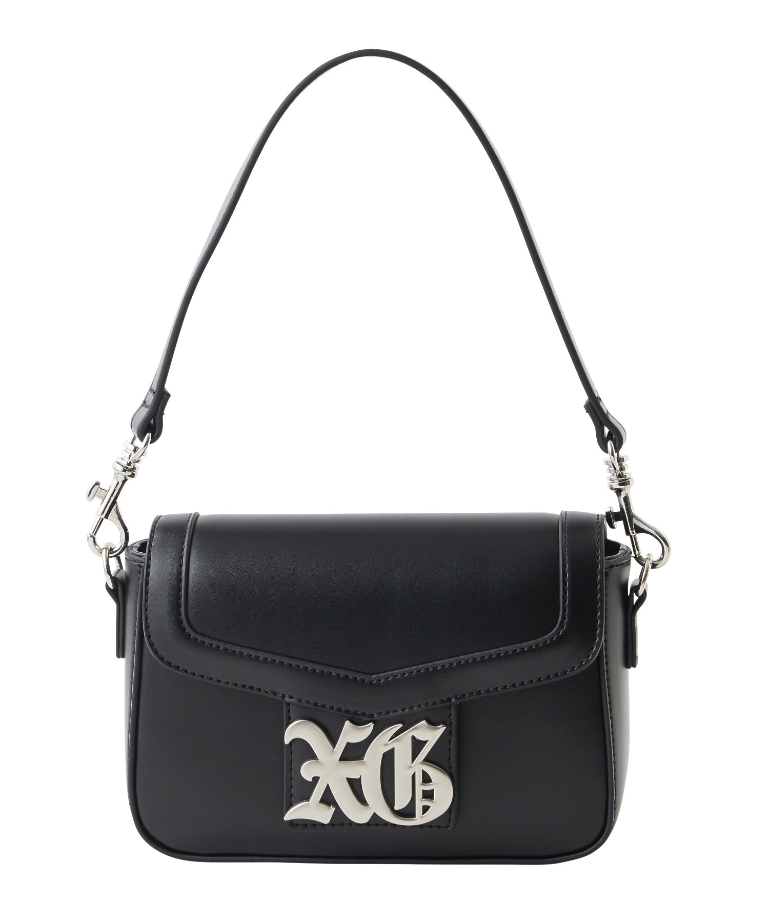 OLD ENGLISH LOGO BUCKLE 2WAY FAUX LEATHER BAG