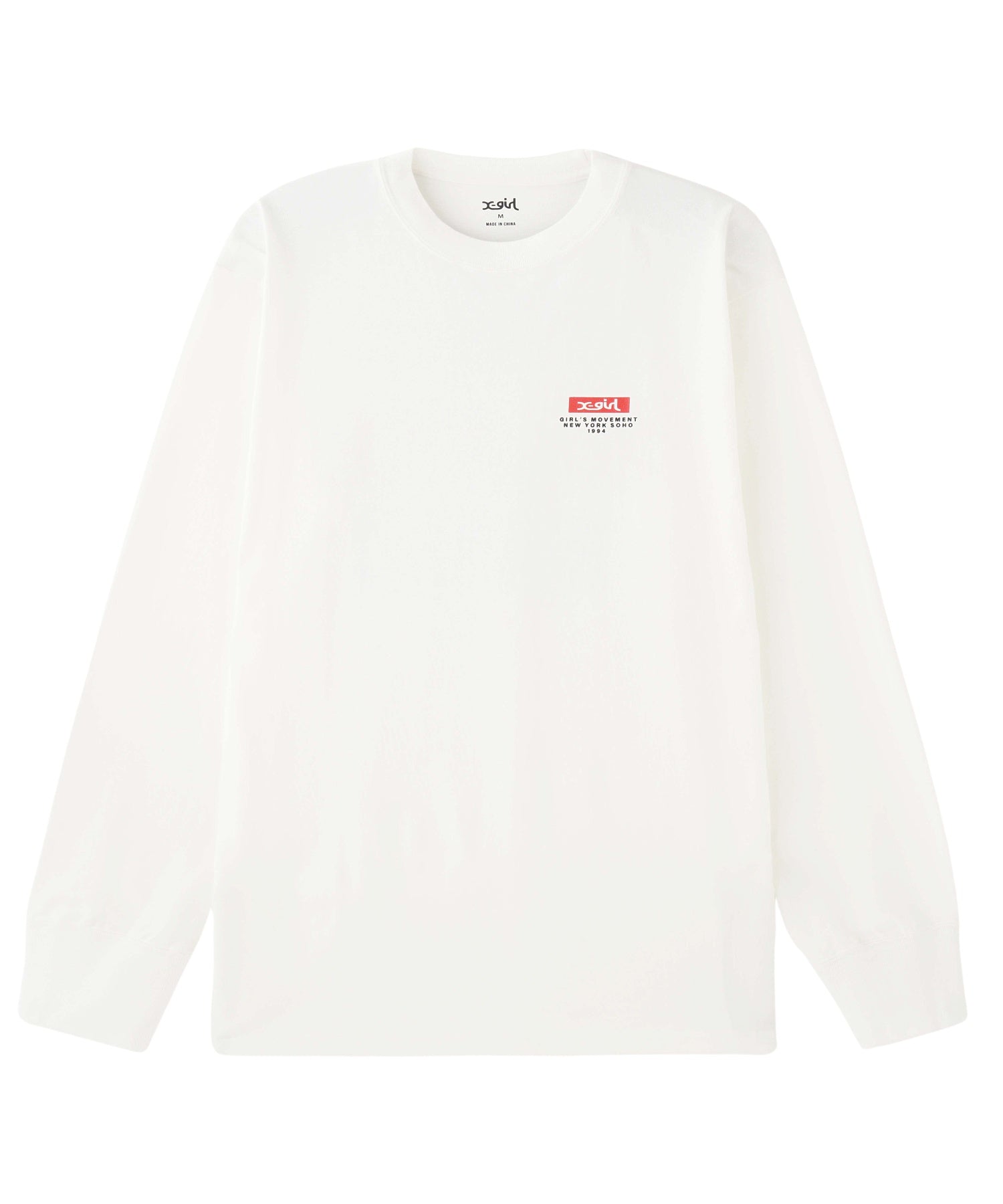 THREE STEPS LOGO L/S TEE