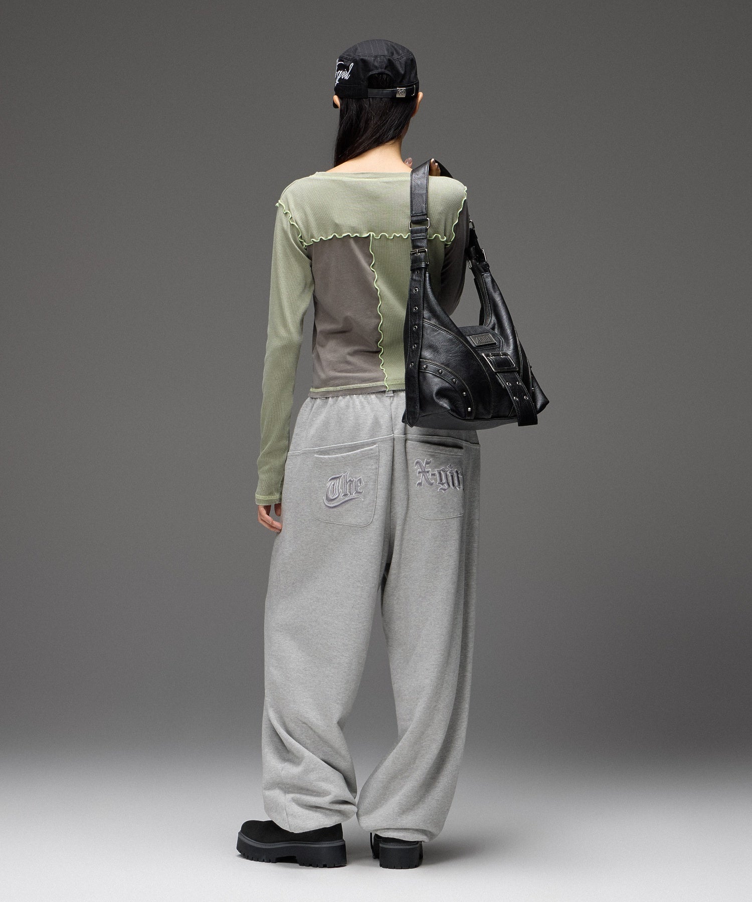 FADED REMAKE STYLE L/S COMPACT TOP
