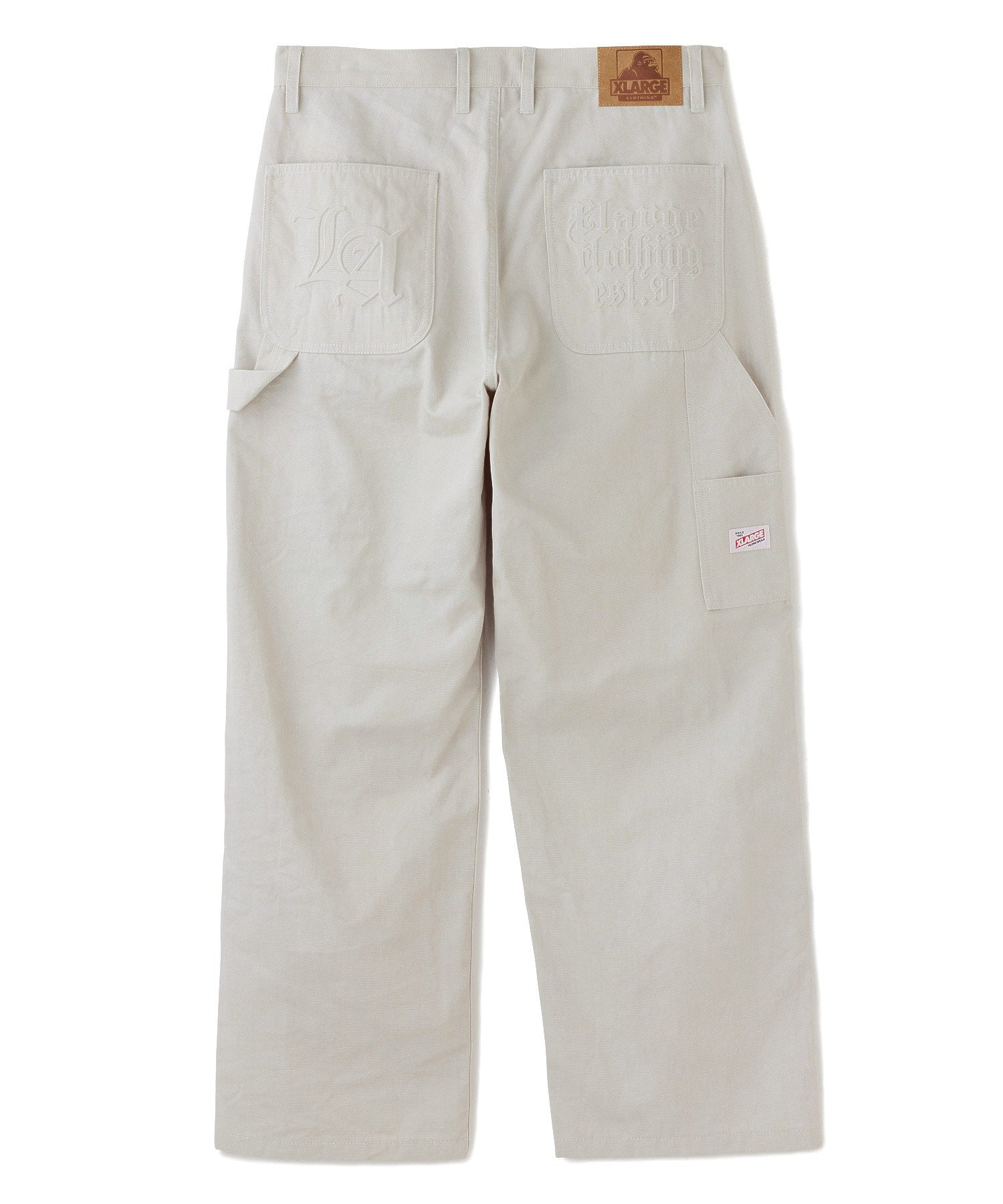 EMBOSSED OLD ENGLISH PAINTER PANTS