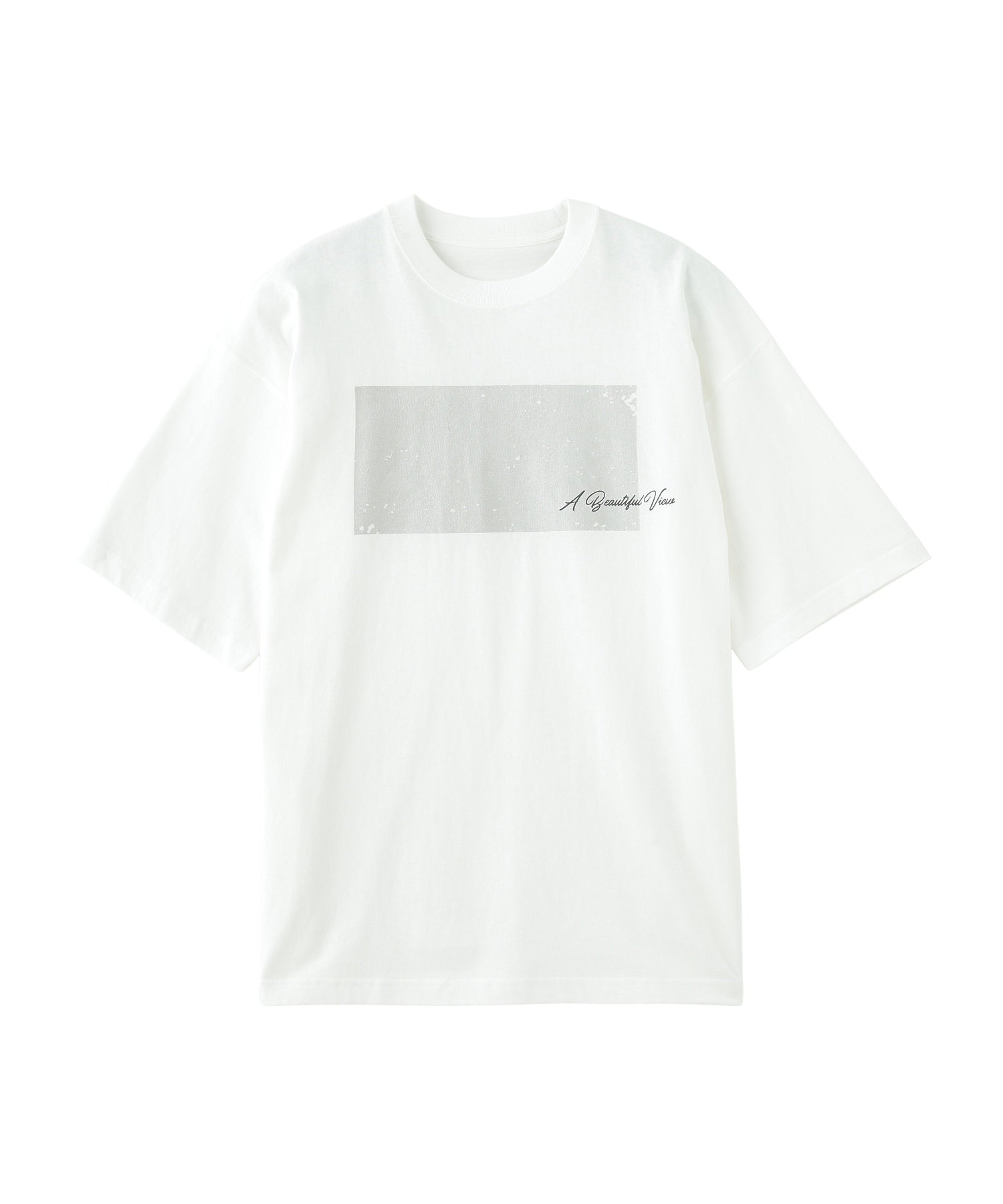 GLITTER PRINT BIG TEE