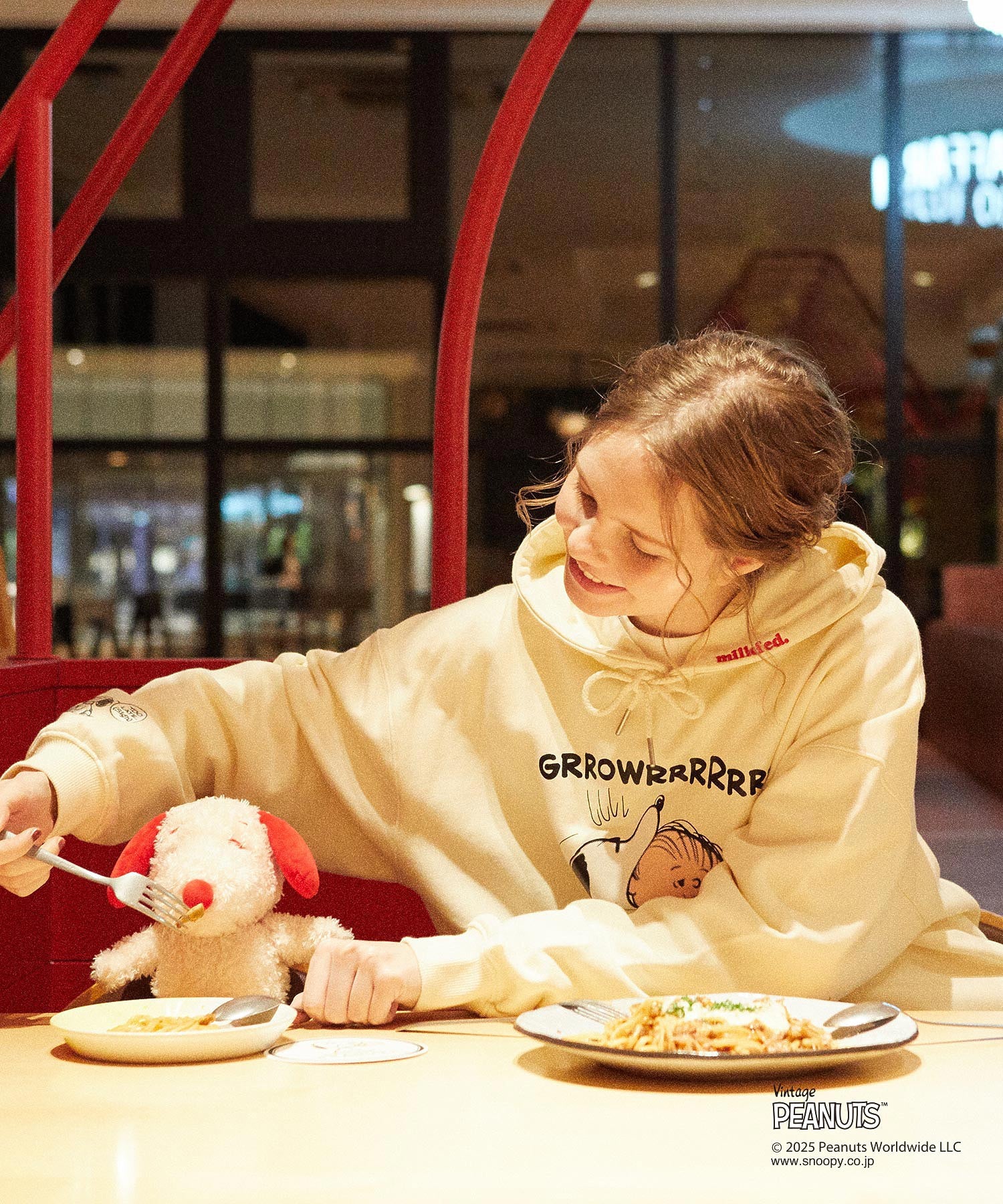 MILKFED. × PEANUTS HOODIE