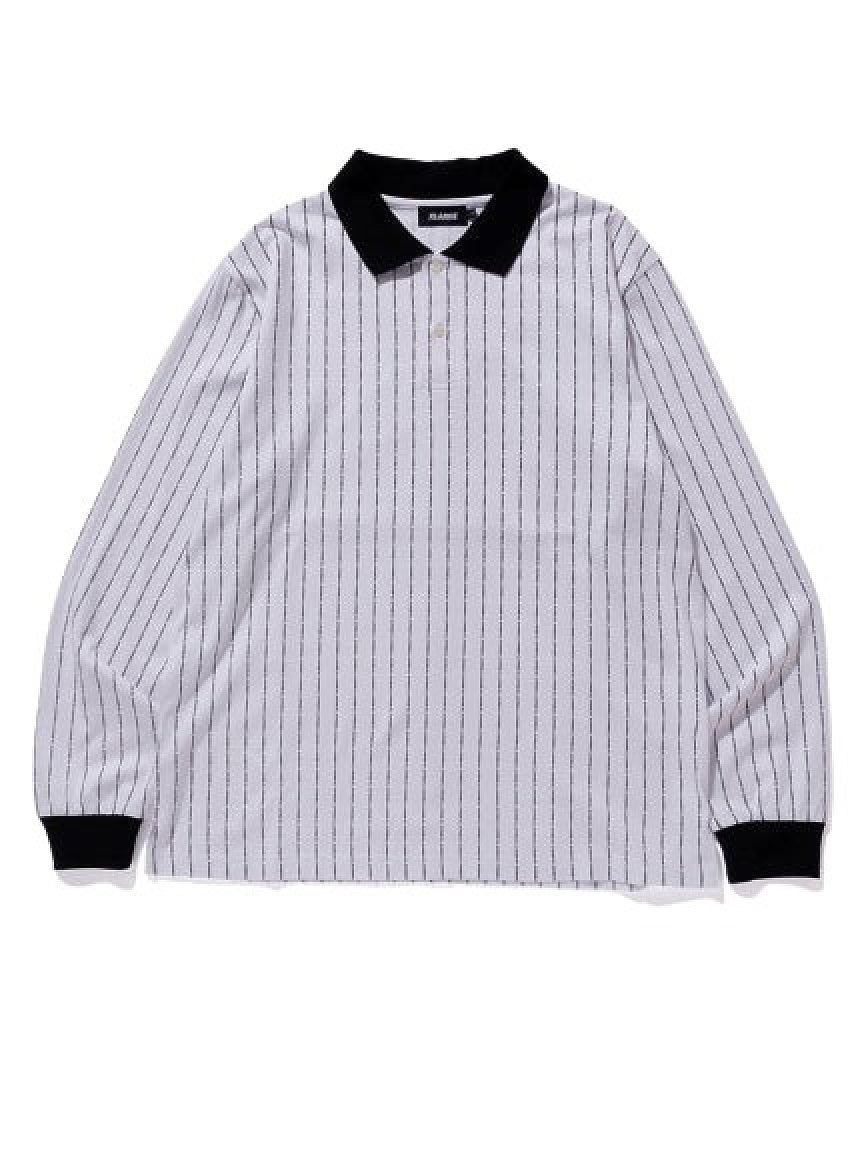 L/S ALLOVER LOGO POLO SHIRT XLARGE
