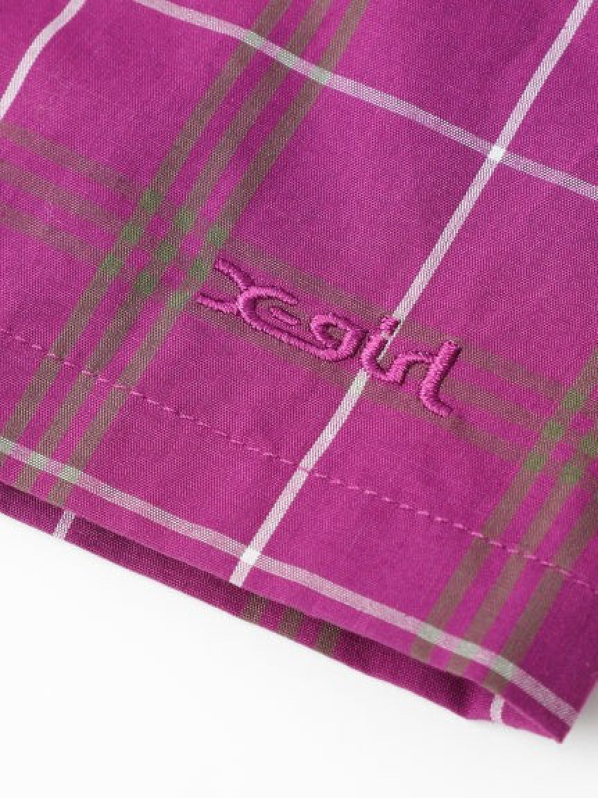 PLAID DRESS X-girl