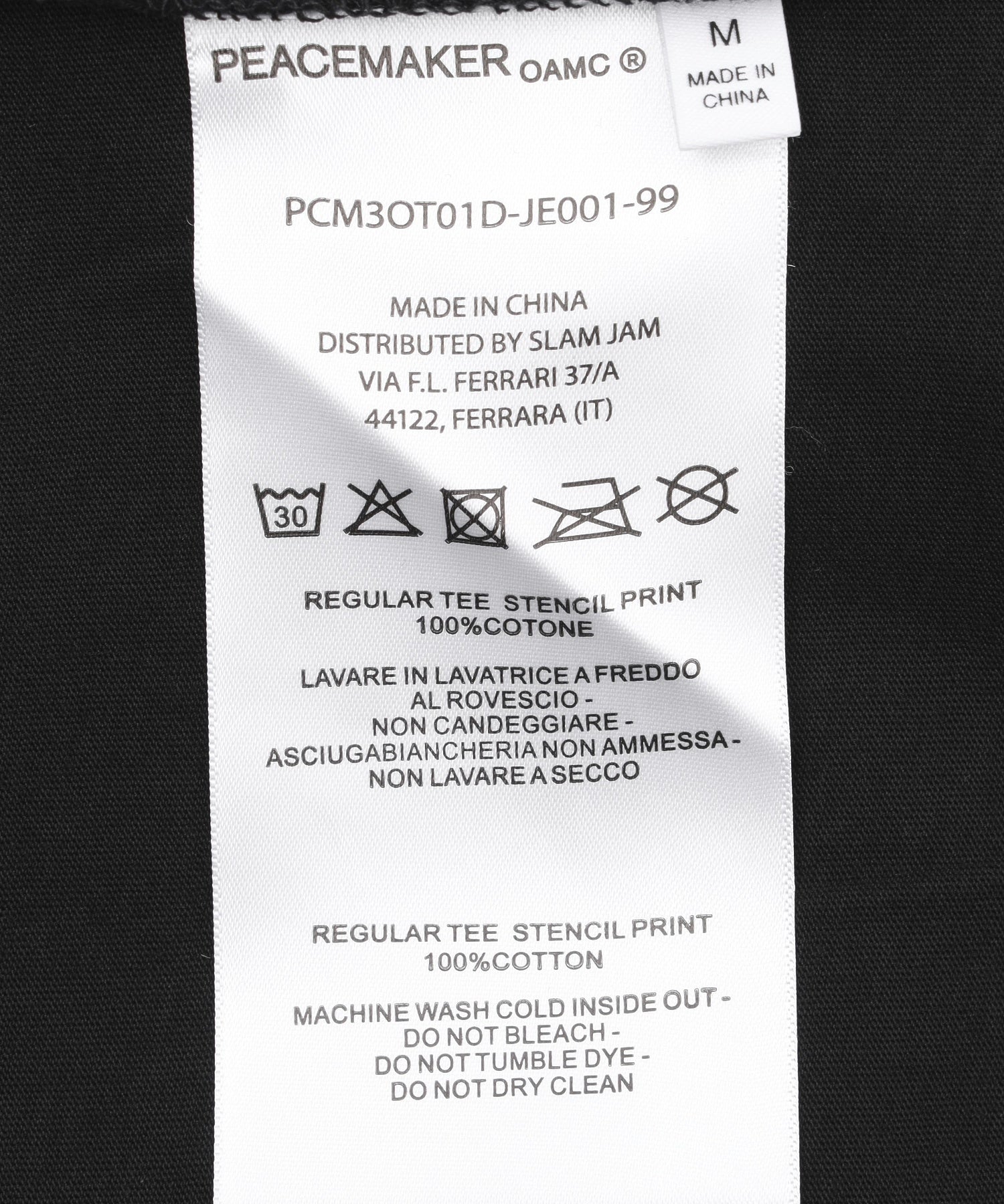 PEACEMAKER/ピースメーカー/Regular Tee Stencil PrintPCM3OT01D