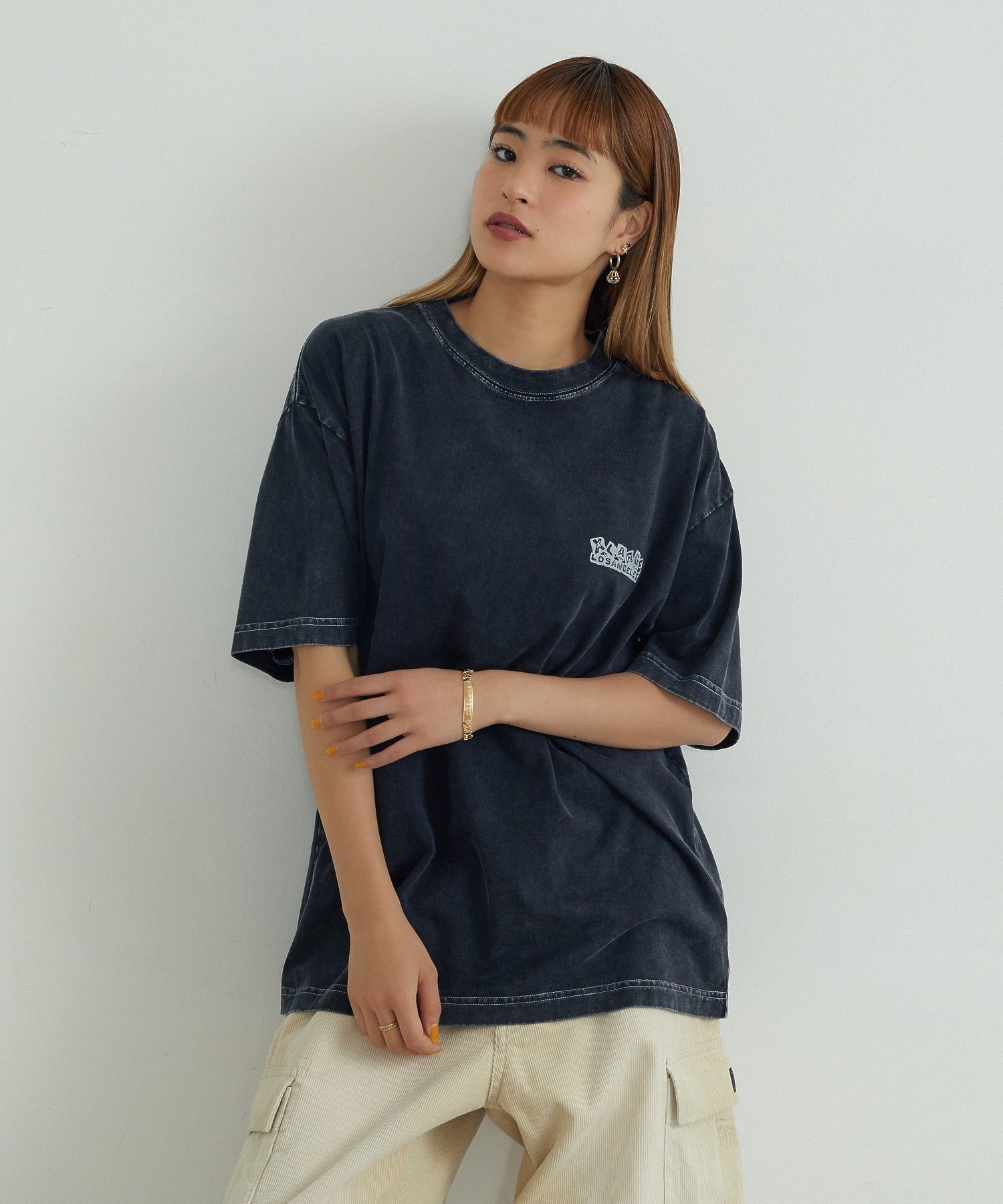 MODEL身長：165cm / 着用サイズ：Lサイズ