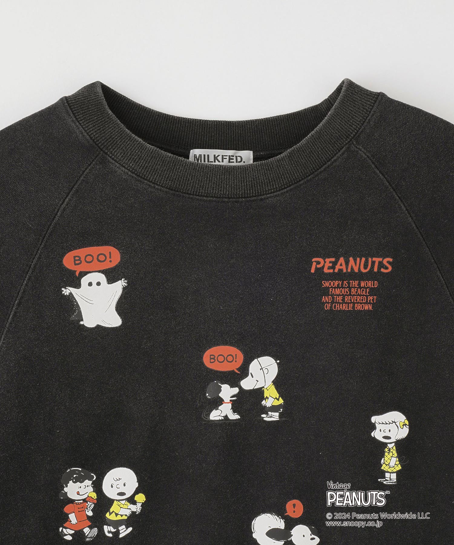 MILKFED.× PEANUTS 75th SWEAT TOP