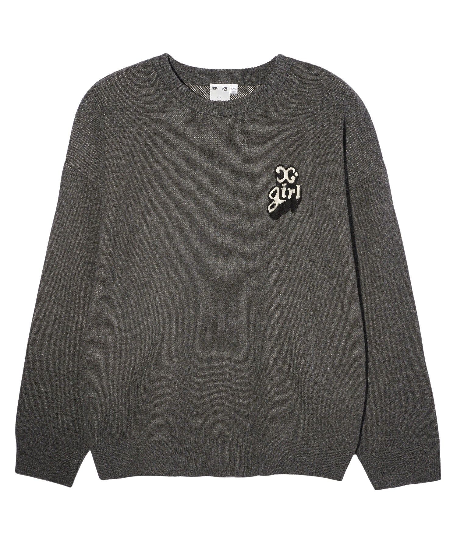 POP LOGO JACQUARD KNIT TOP