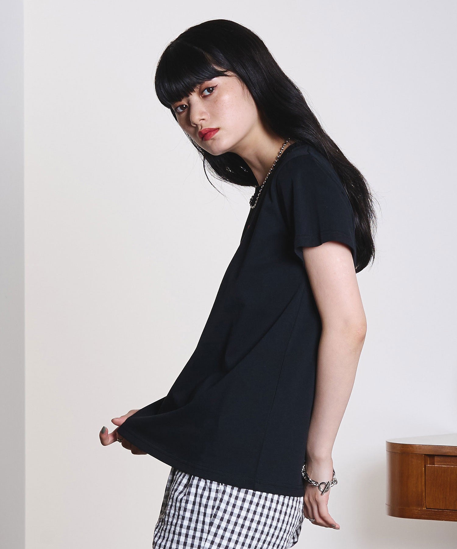 model:163cm 着用サイズ:M