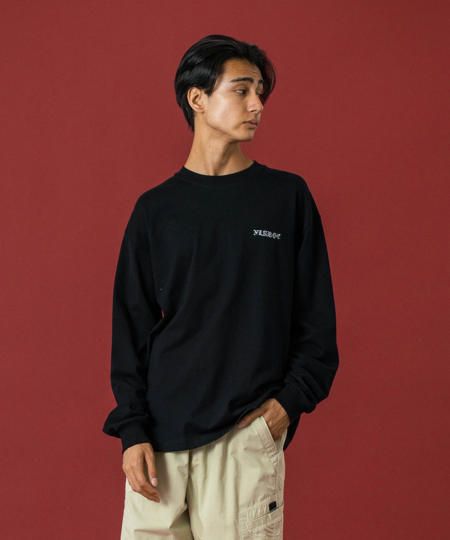 MODEL 身長183cm / 着用サイズ：Lサイズ