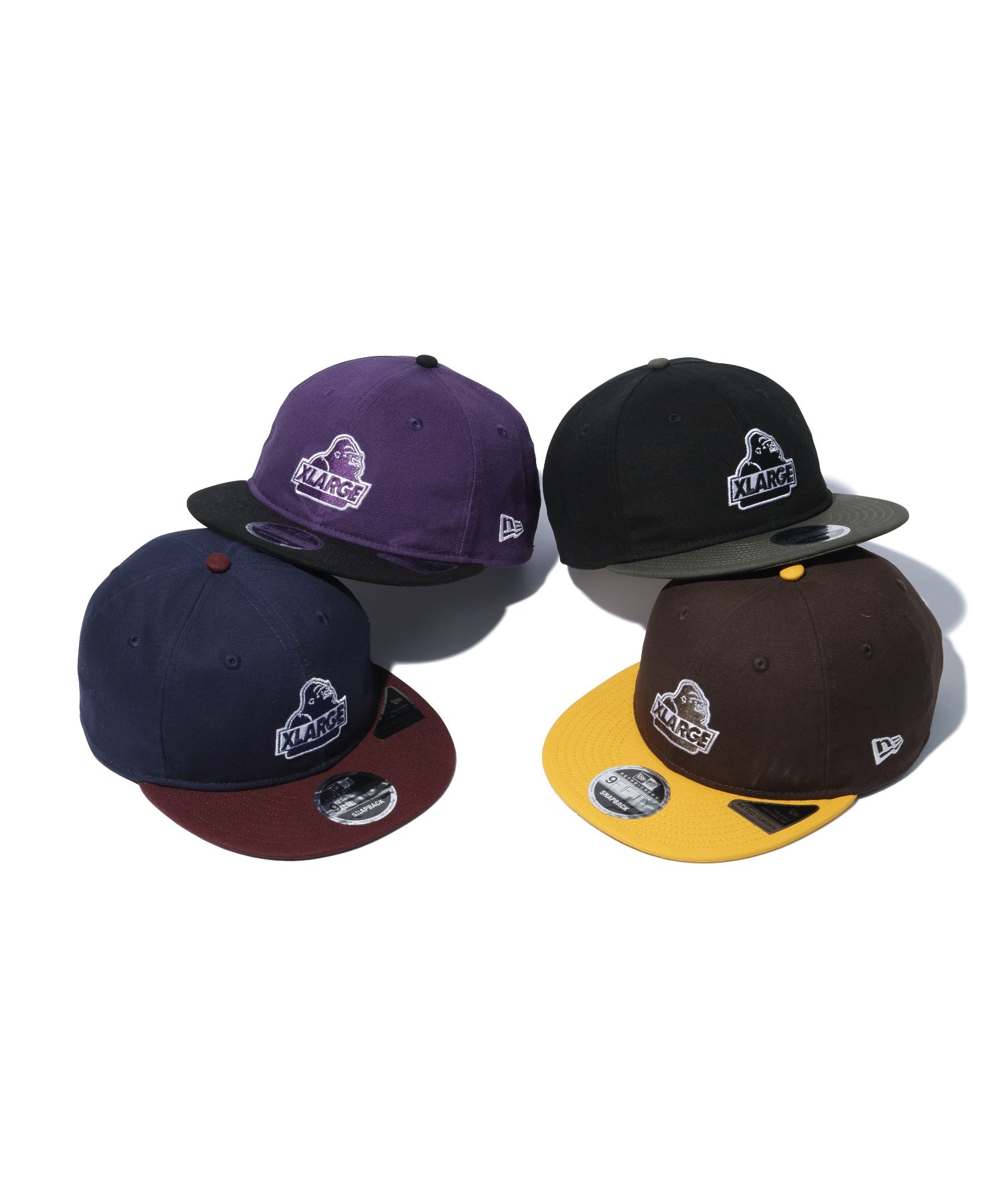 XLARGE×NEW ERA OLD OG RETRO CROWN SNAPBACK CAP