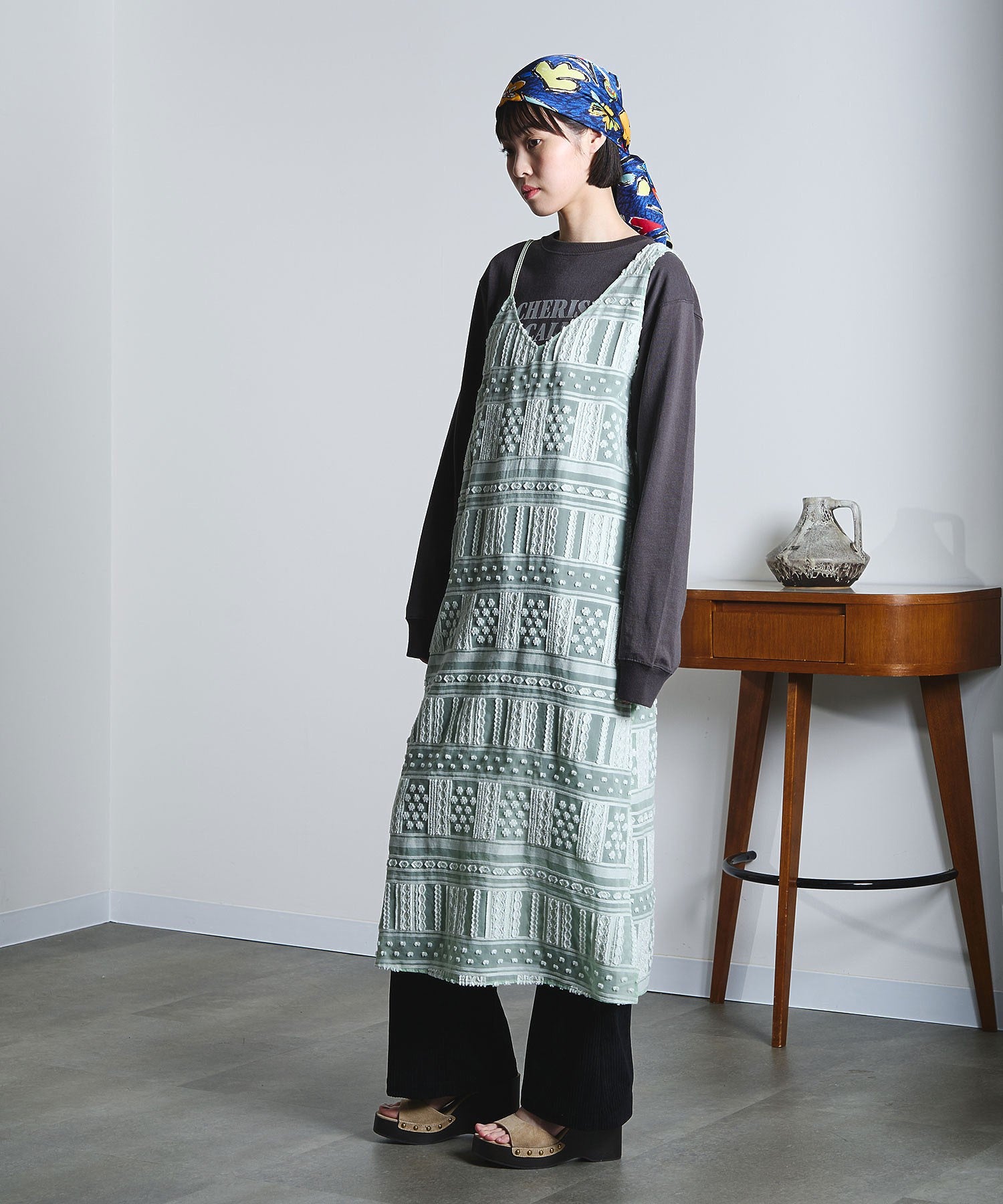 mici/PRINT SCARF