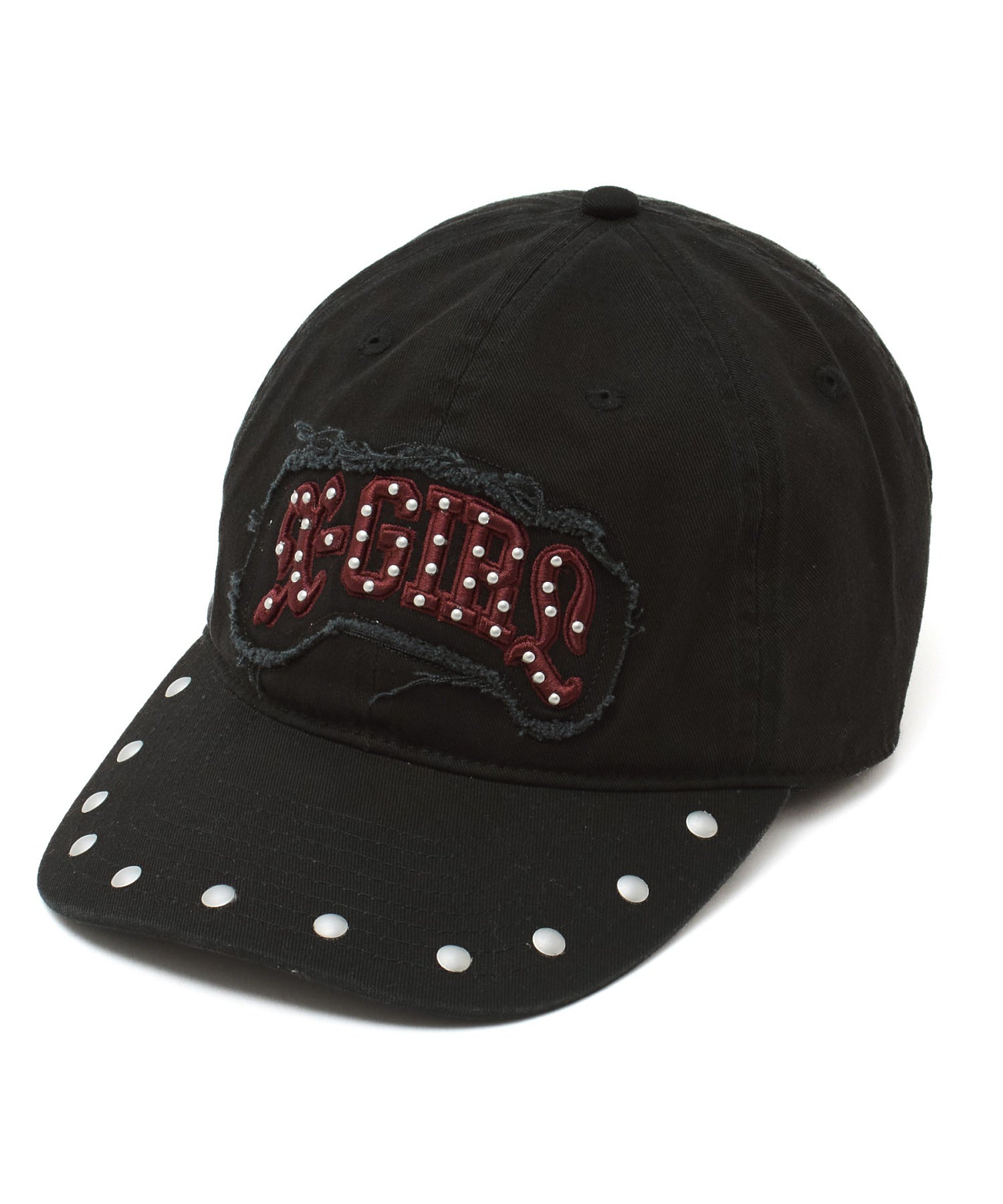 STUDDED LOGO PATCH 6PANEL CAP