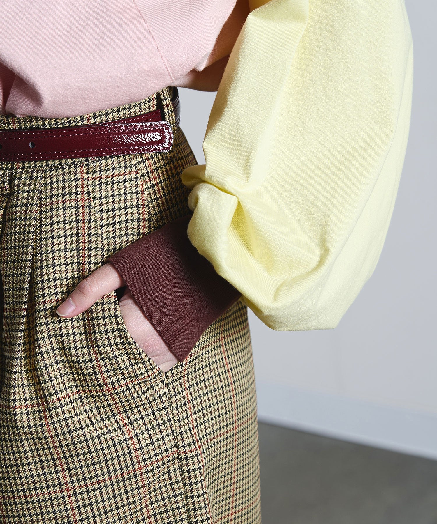 mici/CHECK BERMUDA SHORTS