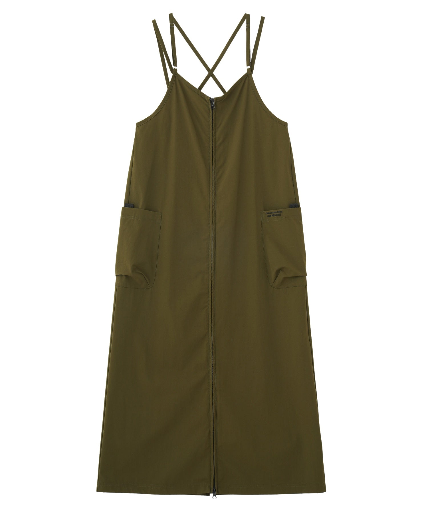 THOUSAND MILExGENE HEAVENS/BACK CROSS NALLOW STRAP DRESS