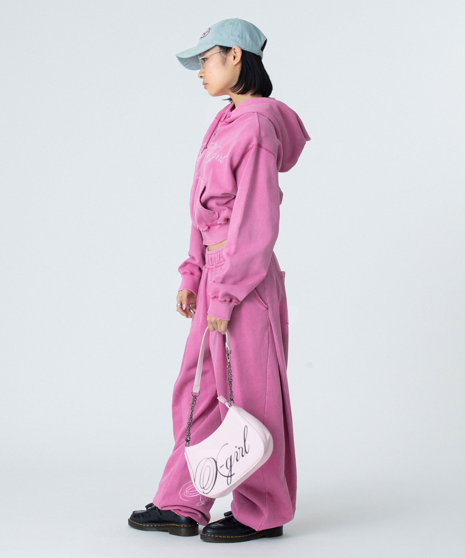 PIGMENT DYED SCRIPT LOGO SWEATPANTS