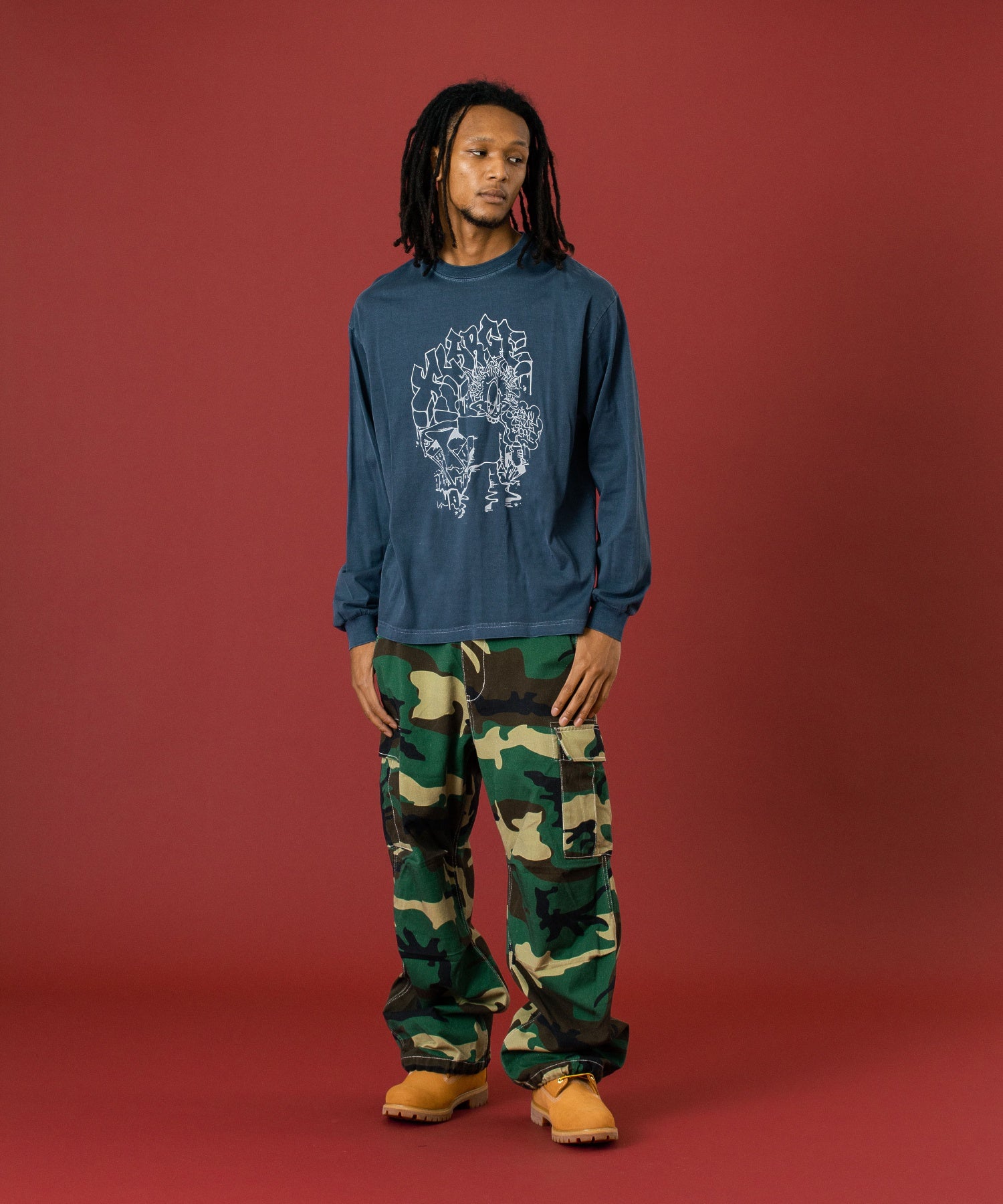 X STITCH CARGO PANTS