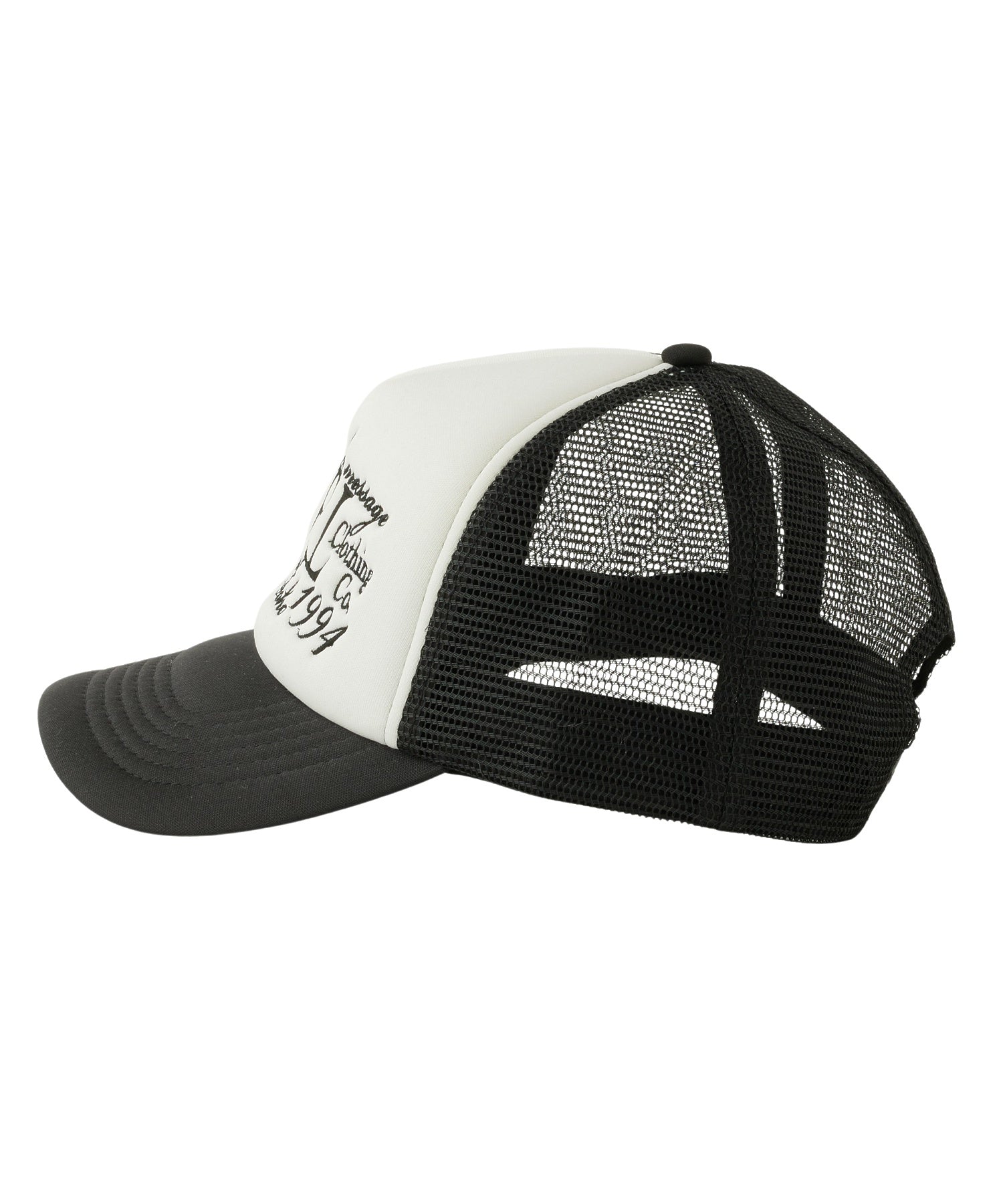 LETTERING LOGO EMBROIDERED TRUCKER CAP