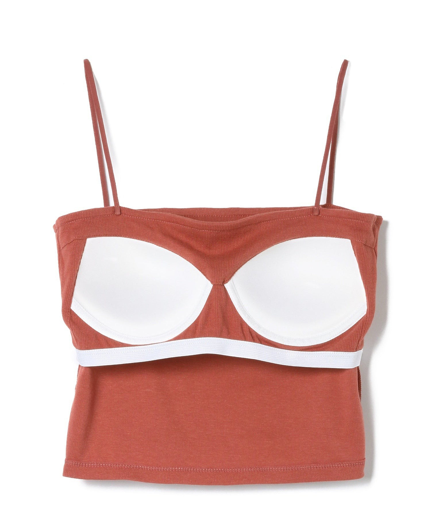 BRA TOP CORD STRAP CROPPED CAMISOLE BABU-BU