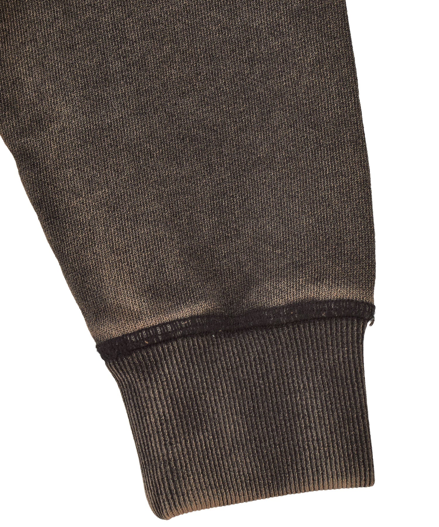 OVERDYED NUMBER PATCH ZIP UP HOODIE