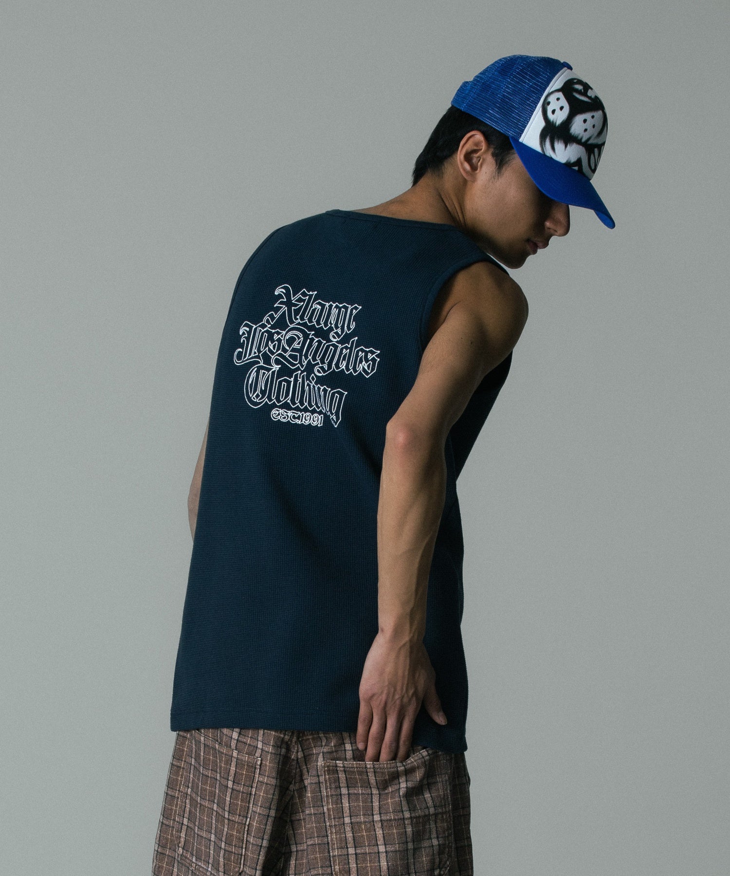 OLD ENGLISH WAFFLE TANK TOP