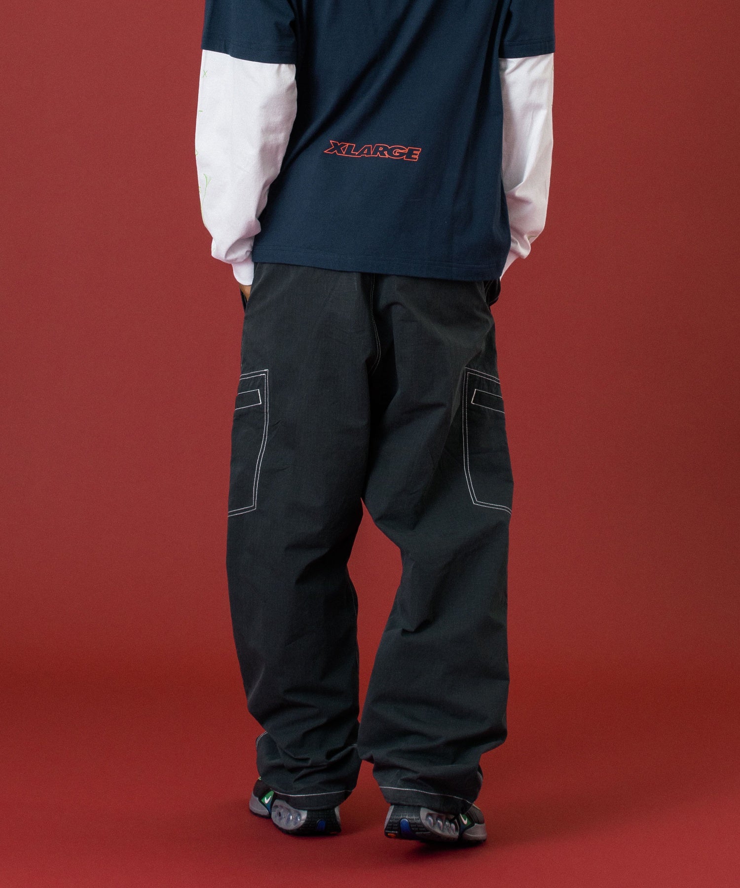 STITCHED CARGO PANTS