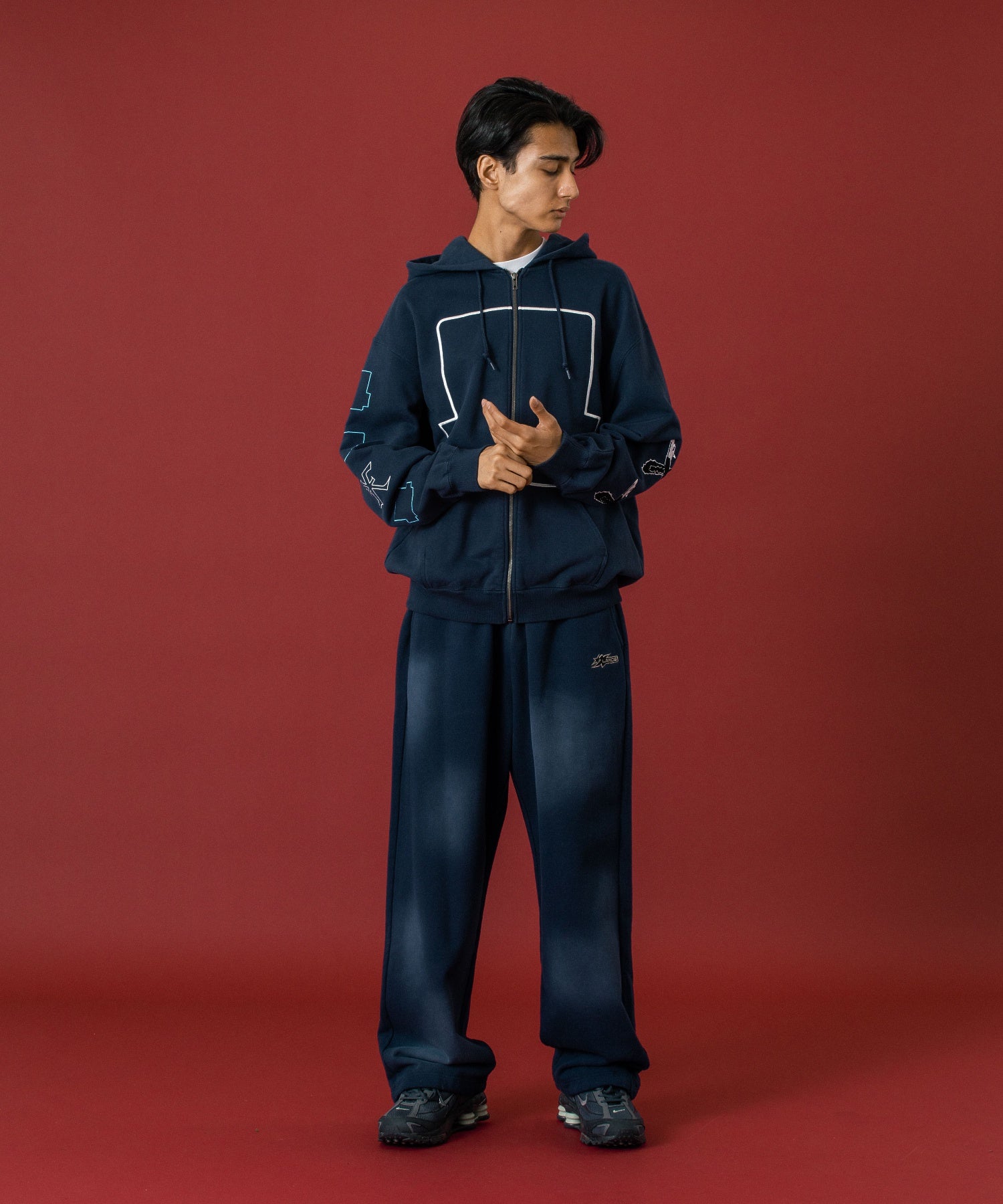 SPRAY DYED SWEAT PANTS