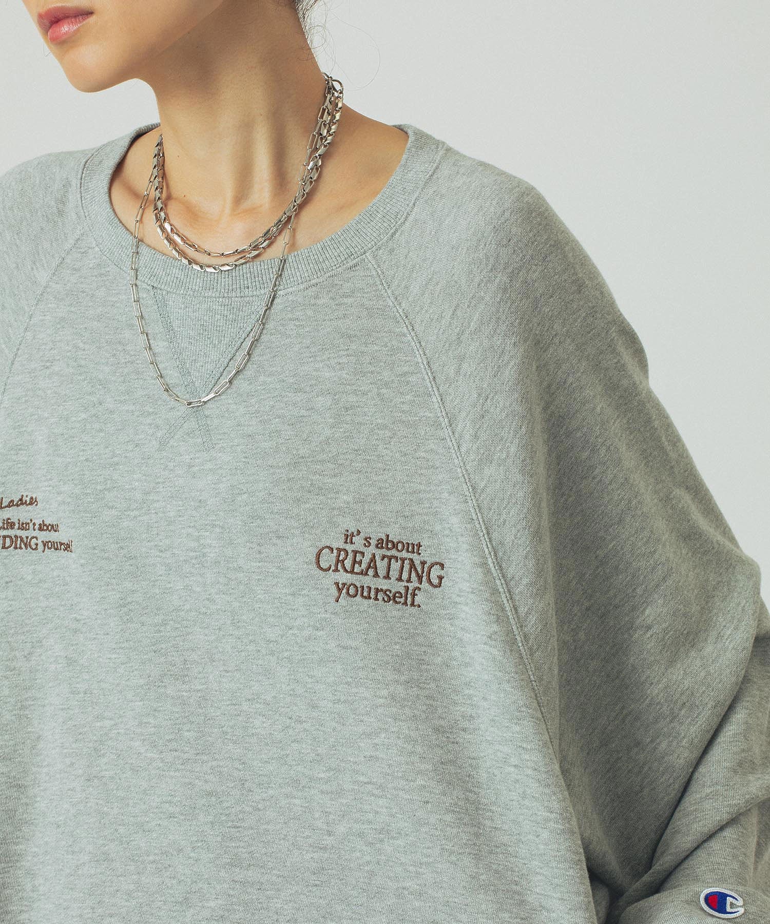 【Champion別注】ROSE BUD×Champion BIG SWEAT